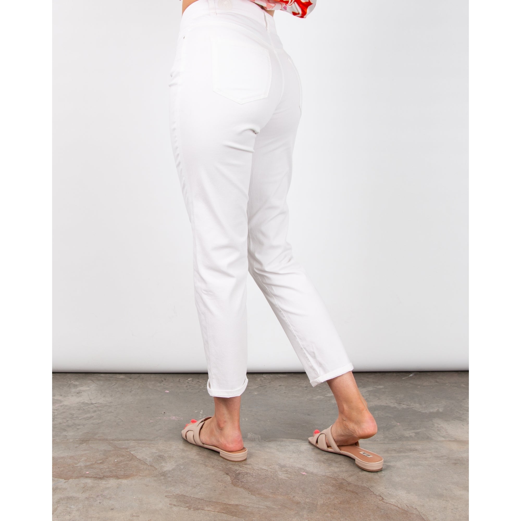Marc Cain Raipur Slim Fit Cotton Stretch Jean White