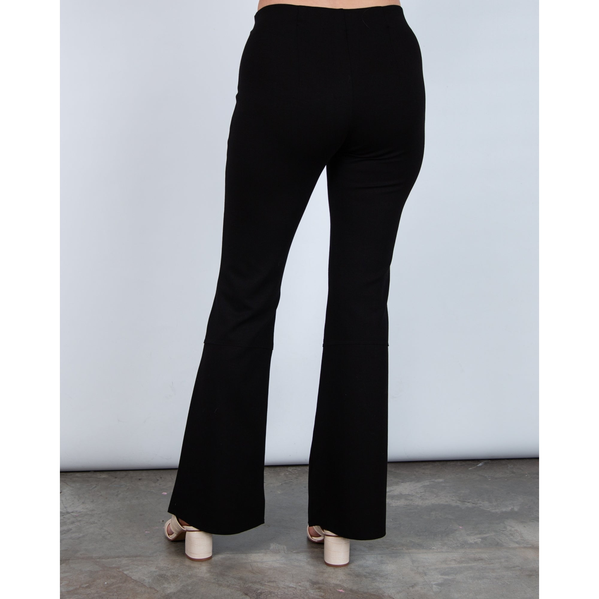 Riani Slim Fit Scuba Boot Cut Trouser Black 999