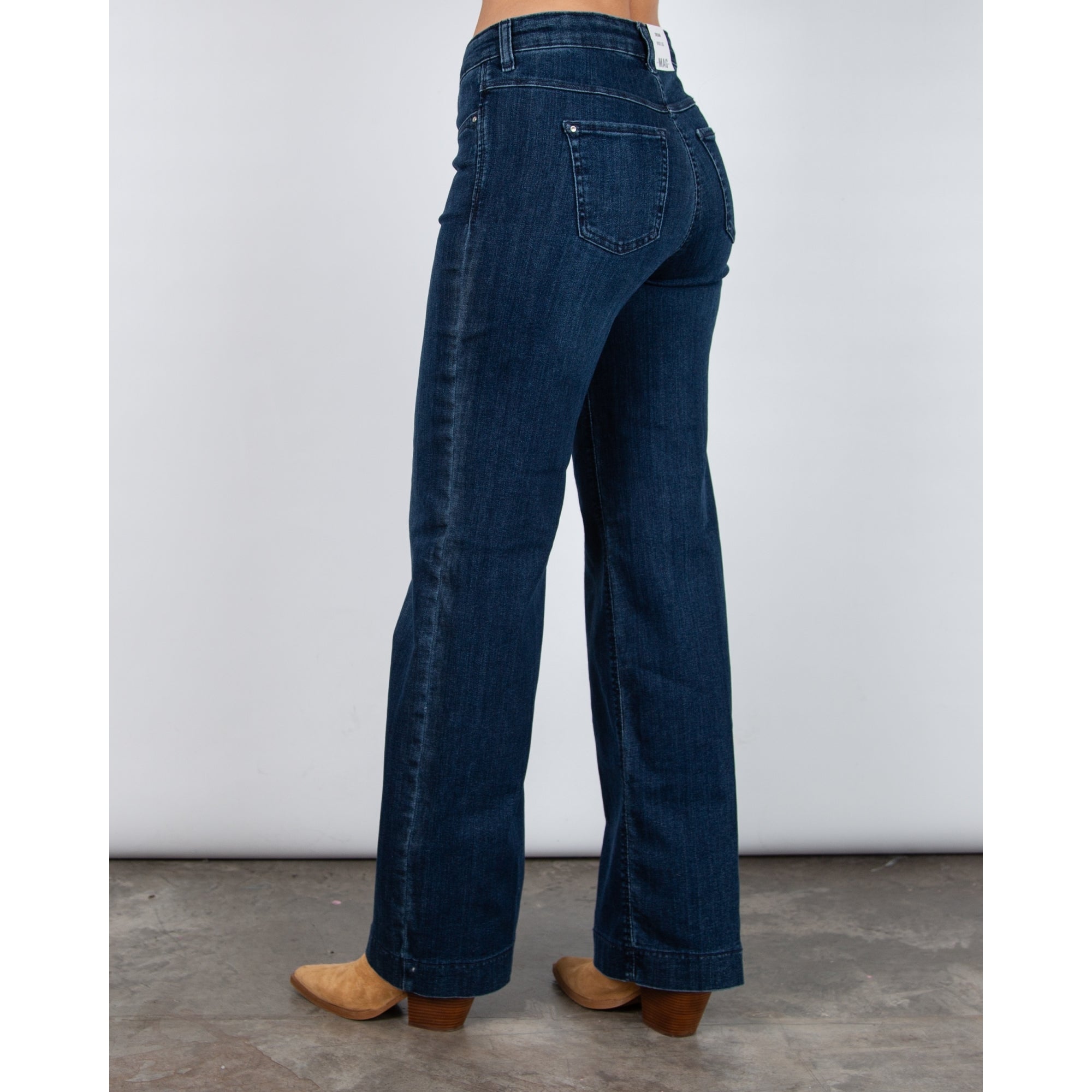 Mac Dream Wide Flared Jean Cobalt Authentic D574 32L