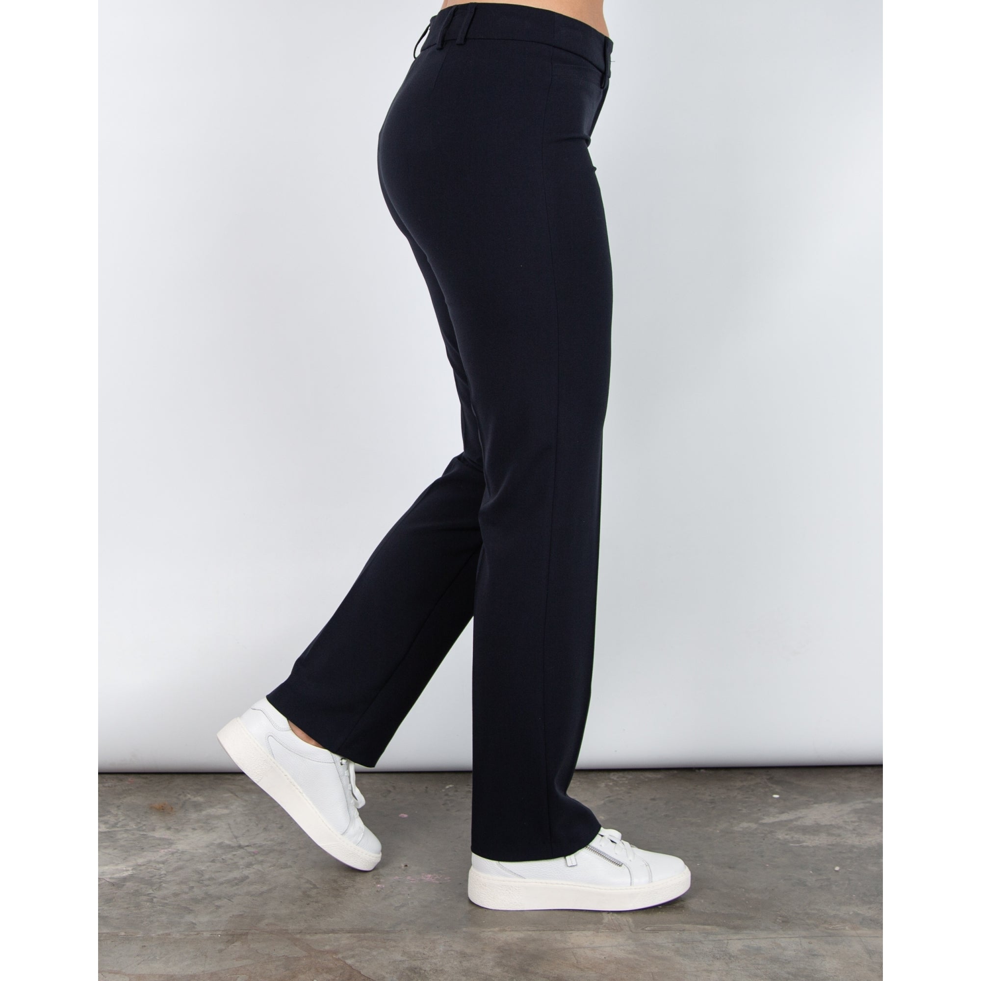 Robell Sissi Smart Classic Zip Front Trouser Navy 69