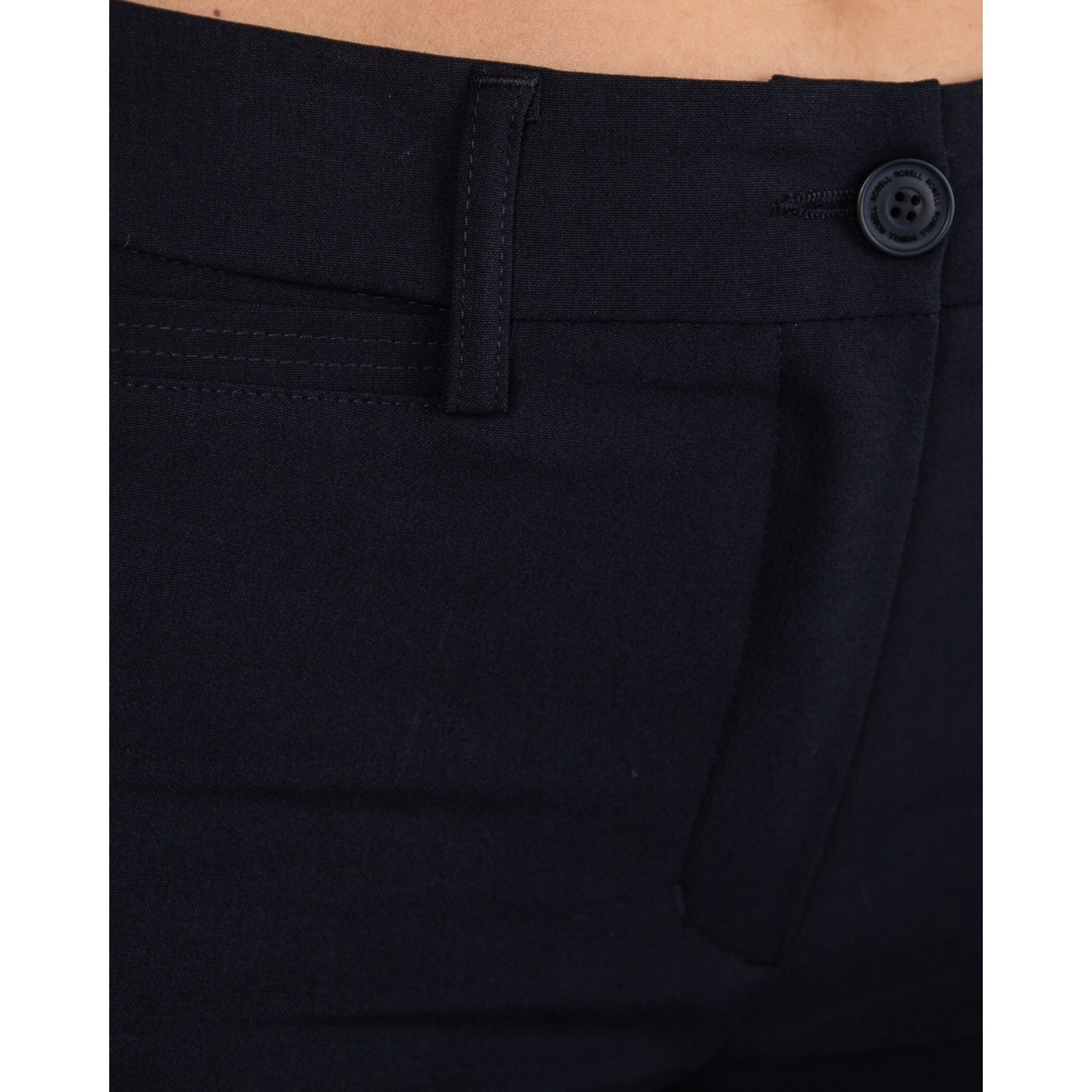 Robell Sissi Smart Classic Zip Front Trouser Navy 69
