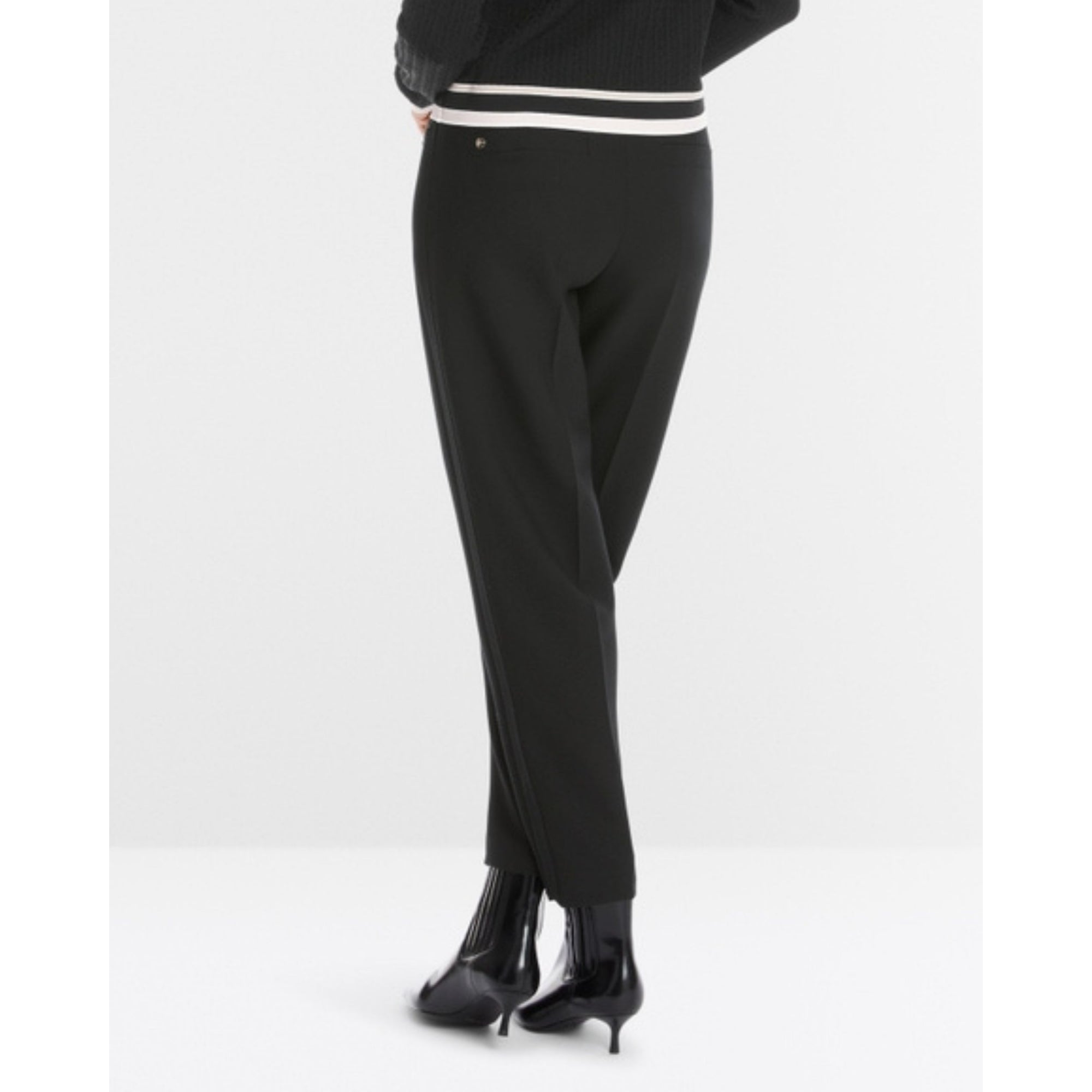 Marc Cain Smart Classic 7/8 Narrow Trouser Black