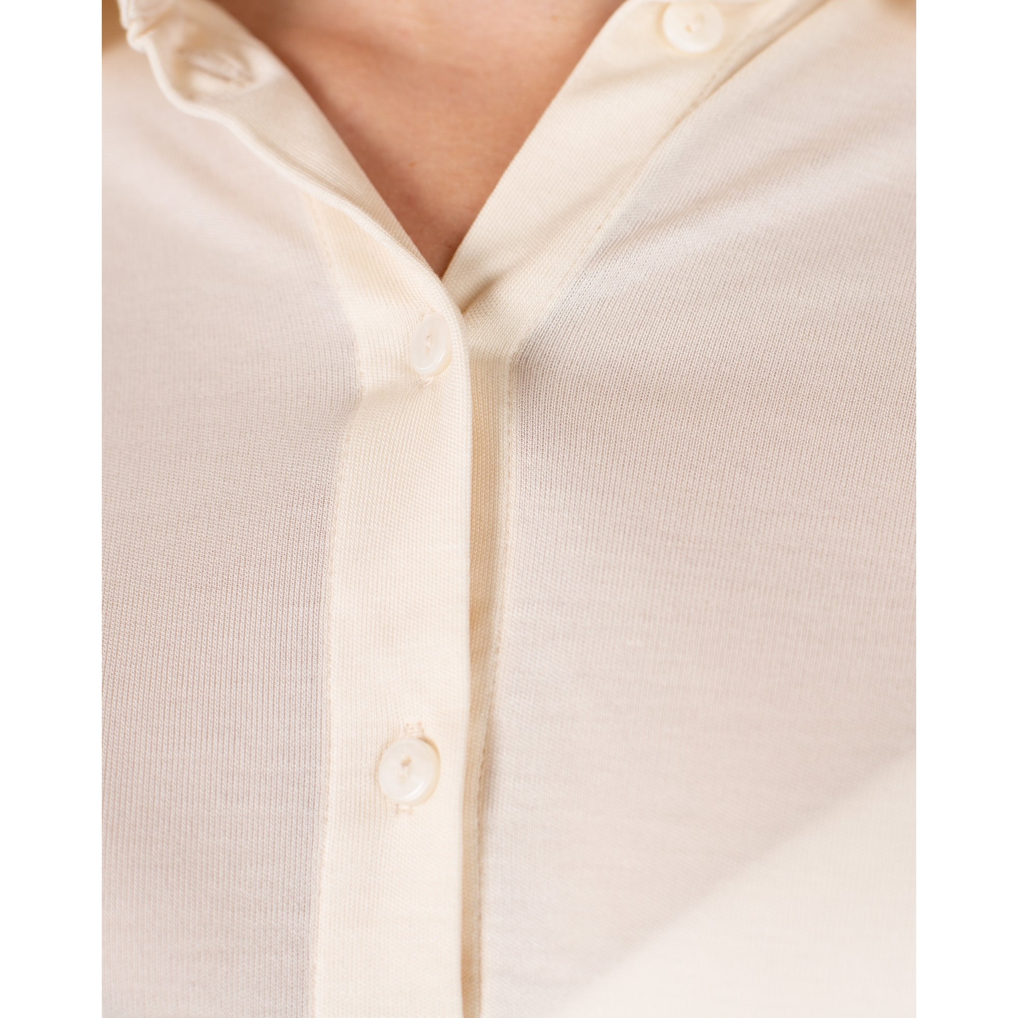 Part Two Lissia Slinky Jersey Shirt Cream