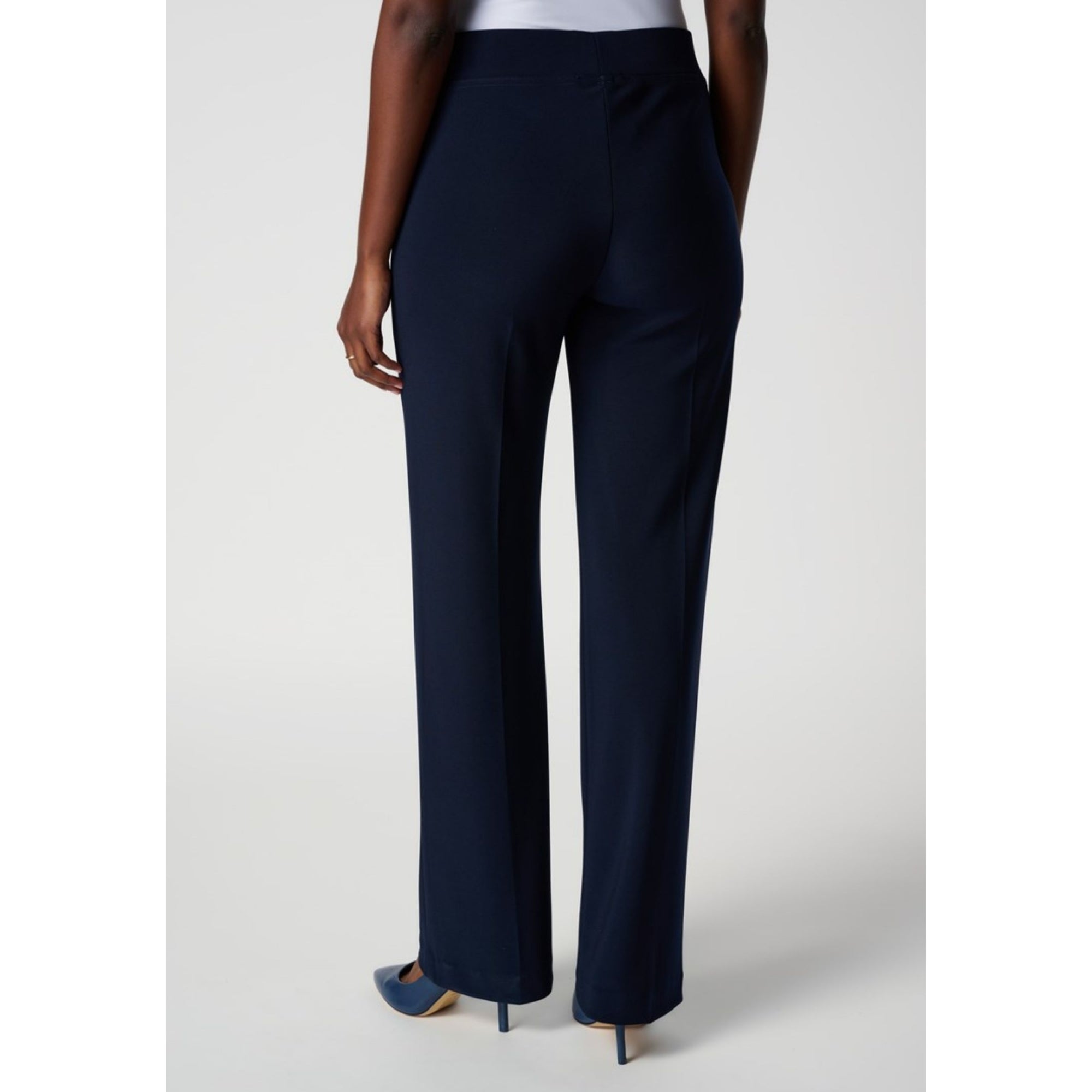 Joseph Ribkoff Classic Wide Leg Stretch Trouser Navy
