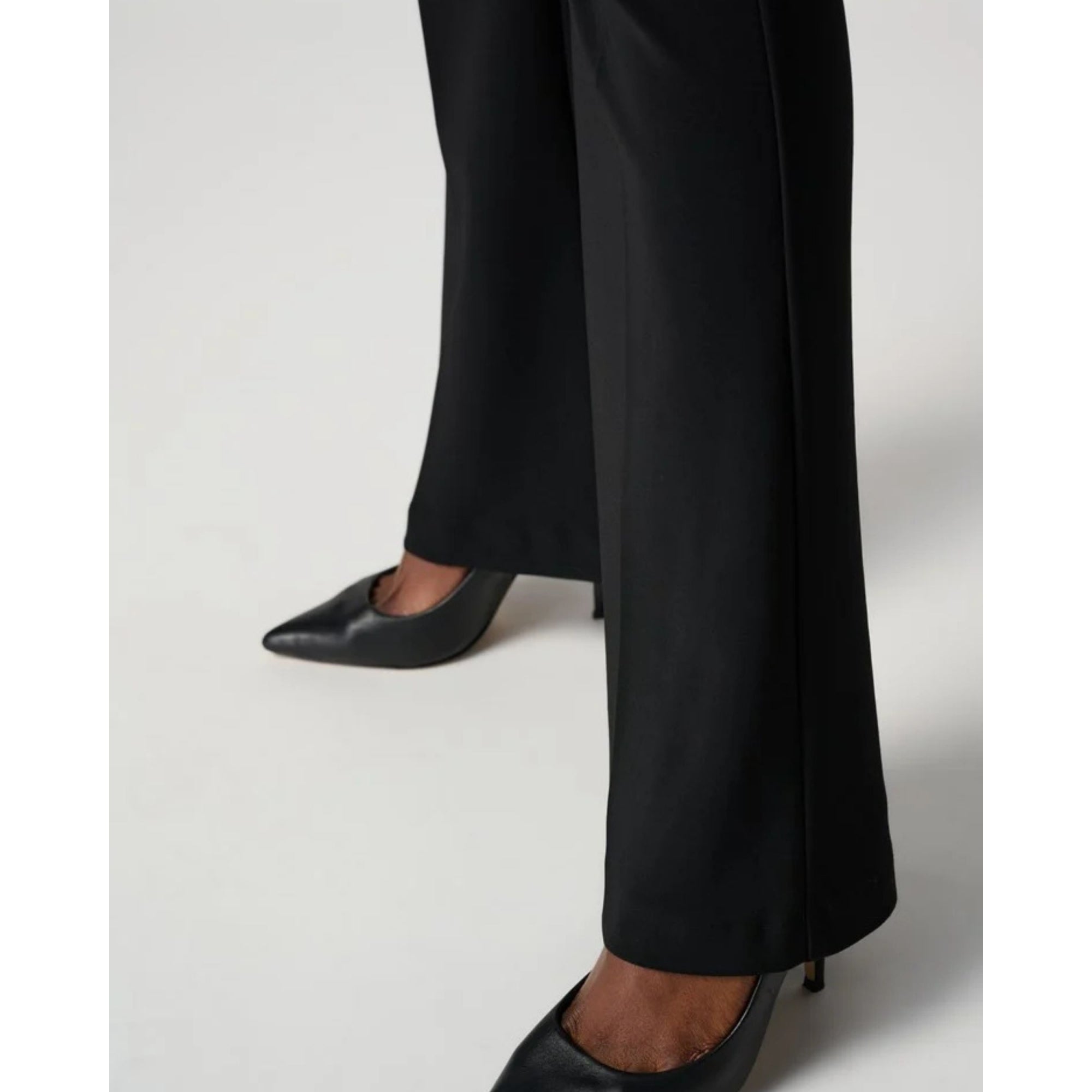 Joseph Ribkoff Pull On Jersey Flared Trouser With Centre Seam Black