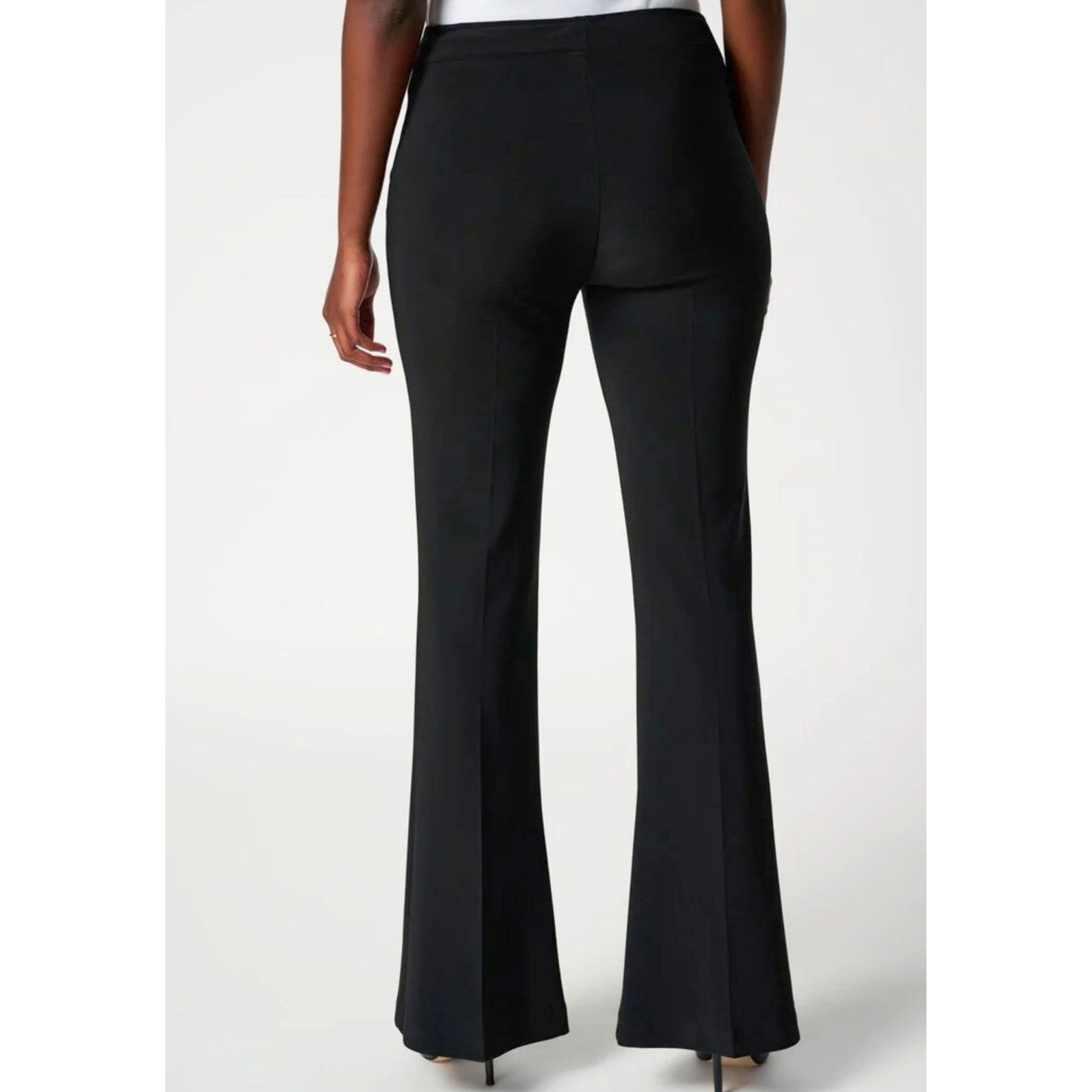 Joseph Ribkoff Pull On Jersey Flared Trouser With Centre Seam Black