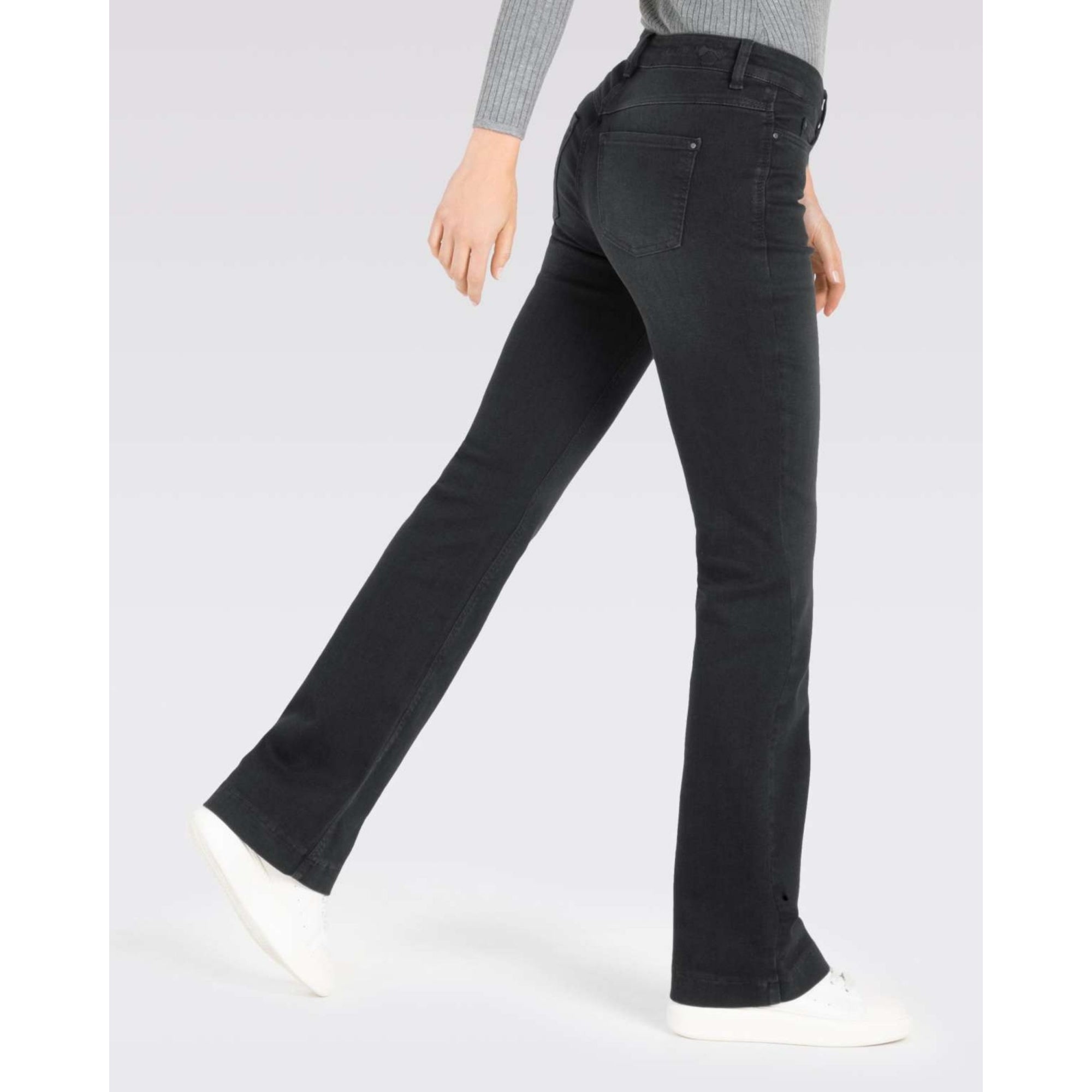 Mac Dream Bootcut Denim Jean Black Washed D988 34L