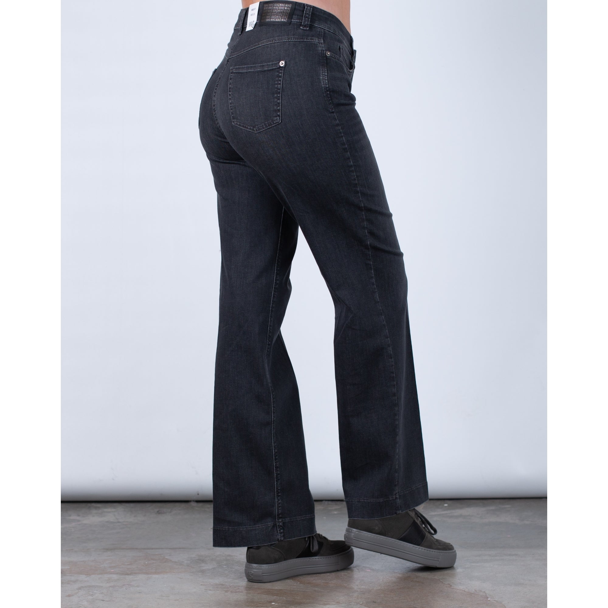 Mac Wide Leg Jean Dark Grey D901 32L