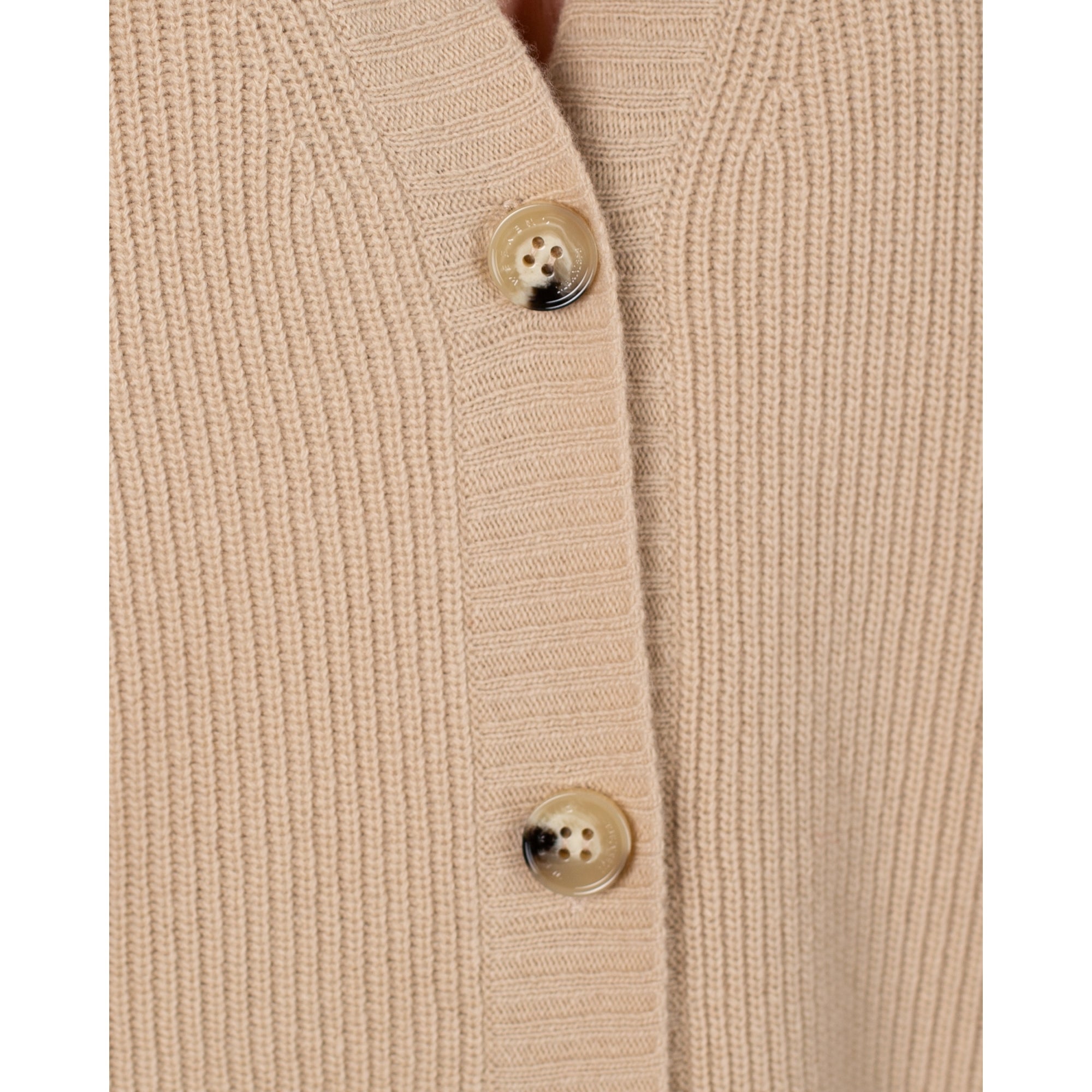 Weekend By Maxmara Pesco Long Line Short Sleeve Ribbed Tunic Sand