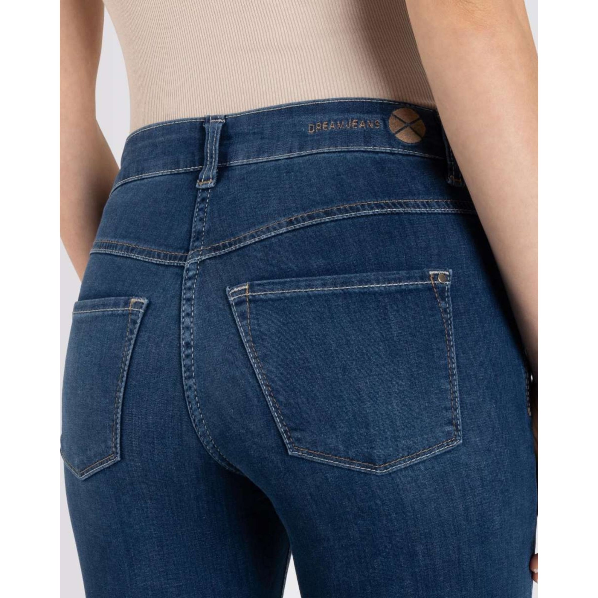 Mac Dream Skinny Stretch Denim Jean Mid Blue Authentic D569 30L