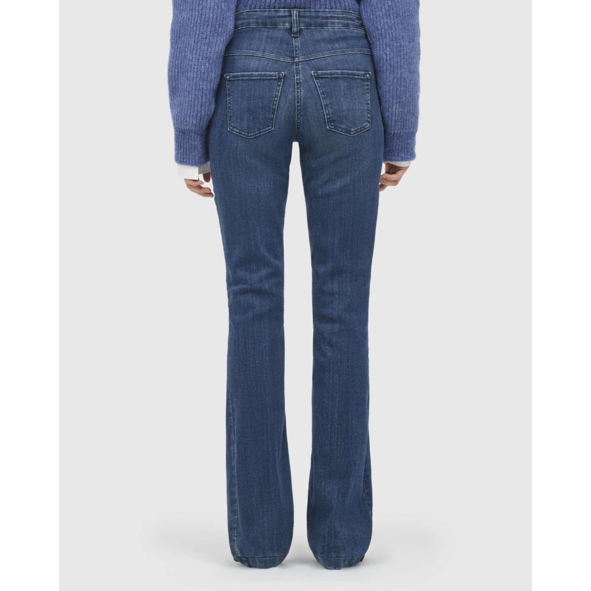 Mac Dream Bootcut Denim Jean Cobalt Authentic D574 34L