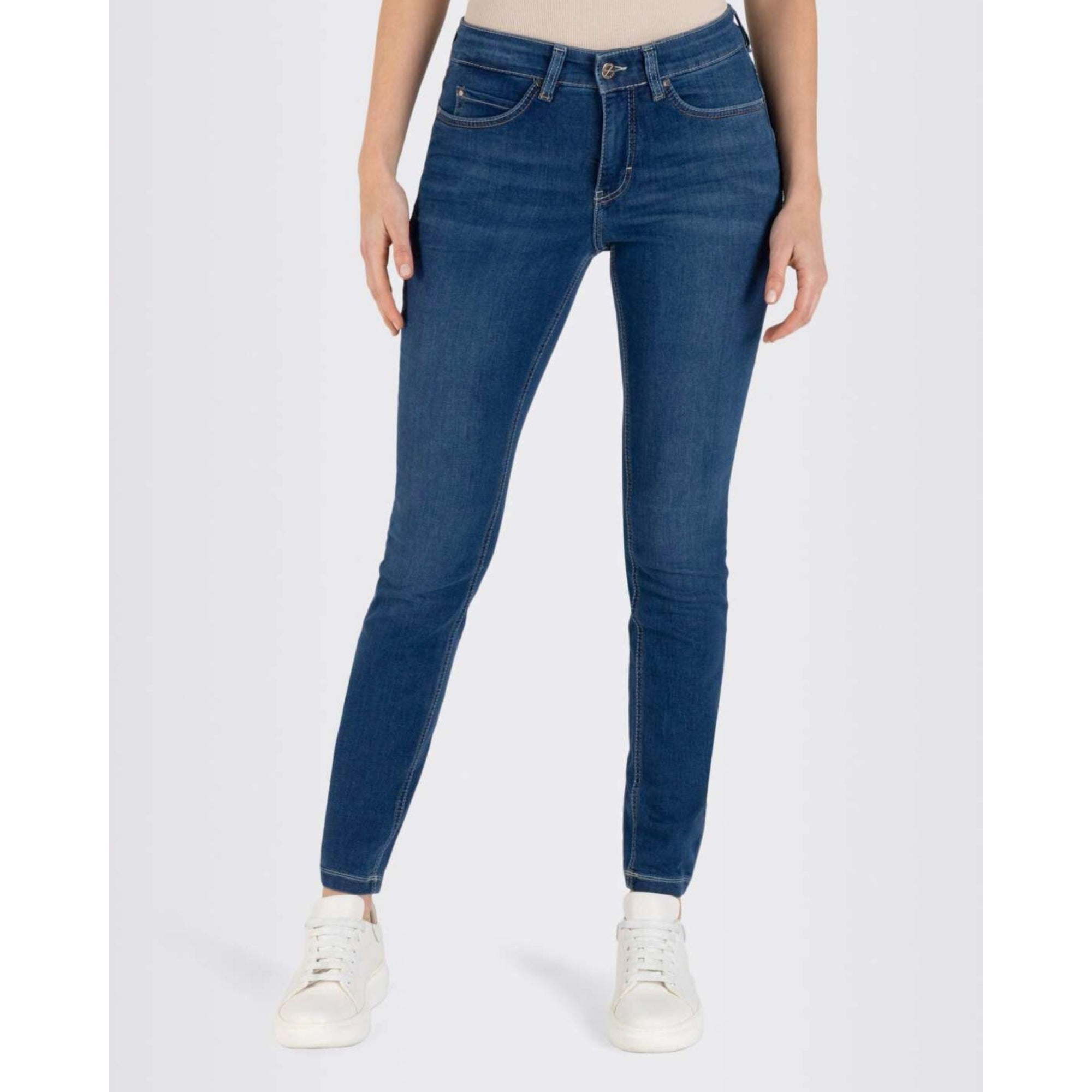 Mac Dream Skinny Stretch Denim Jean Mid Blue Authentic D569 32L