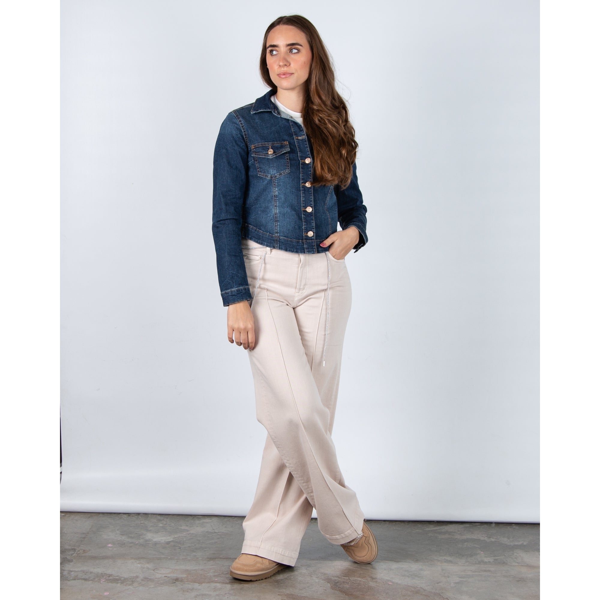 Mac Denim Jean Jacket Dark Denim D866