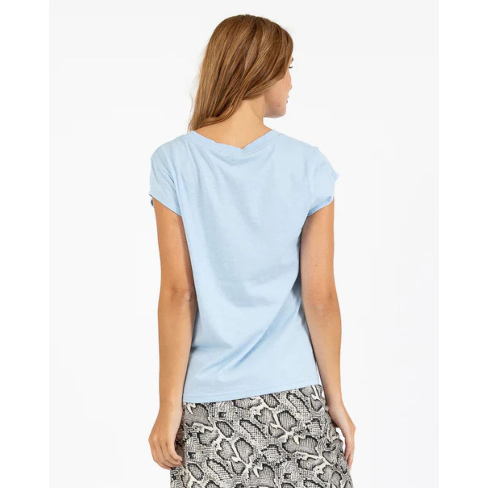 Coster Copenhagen Love Round Neck T-shirt Powder Blue