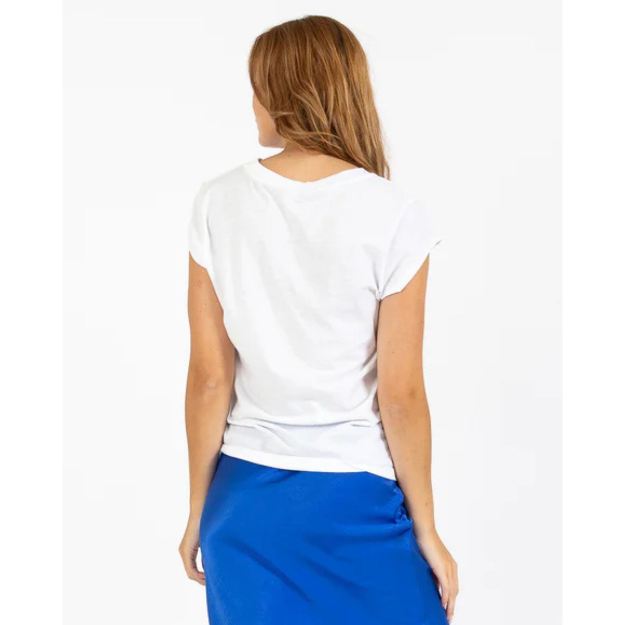 Coster Copenhagen La Vie Est Belle Round Neck T-shirt White