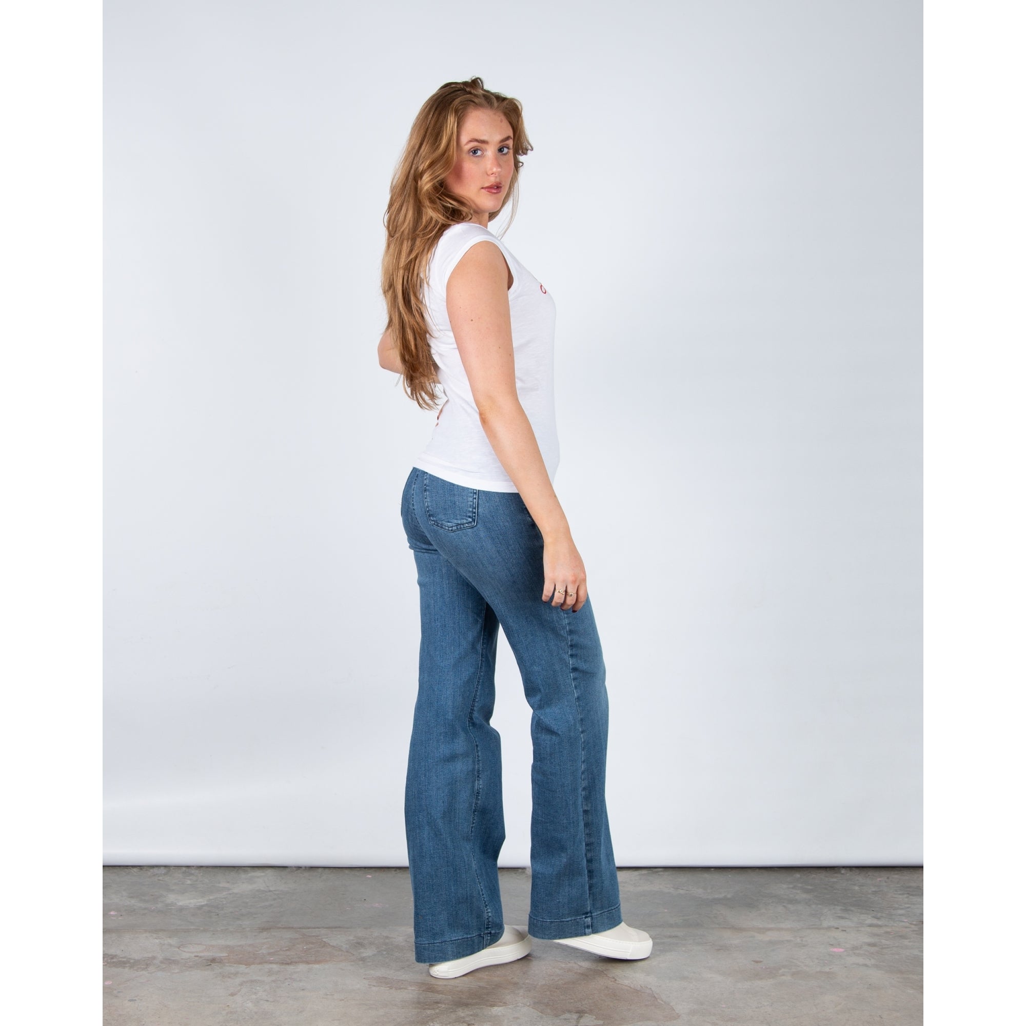 Coster Copenhagen Positivity Round Neck T-shirt White/Red