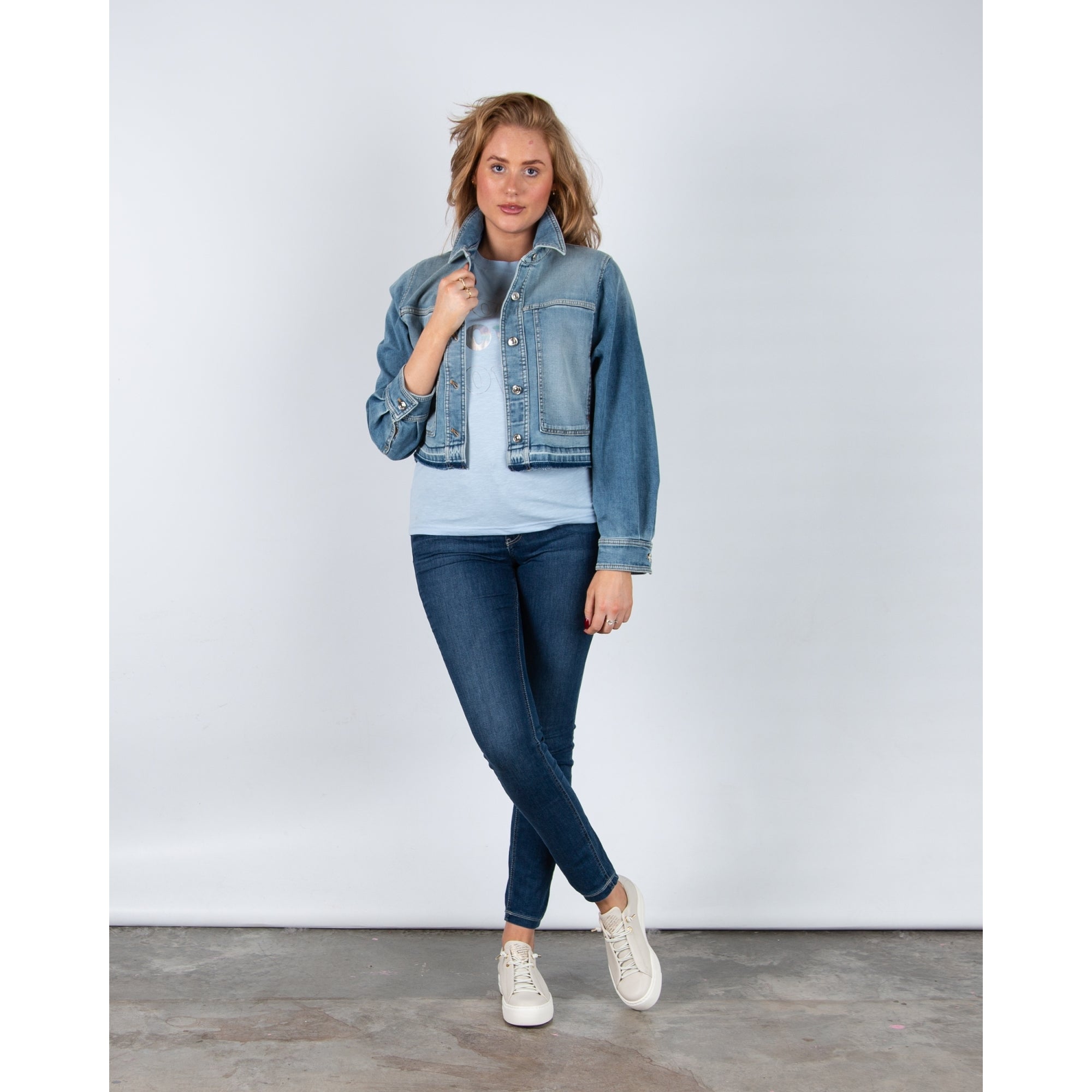 Coster Copenhagen Love Round Neck T-shirt Powder Blue