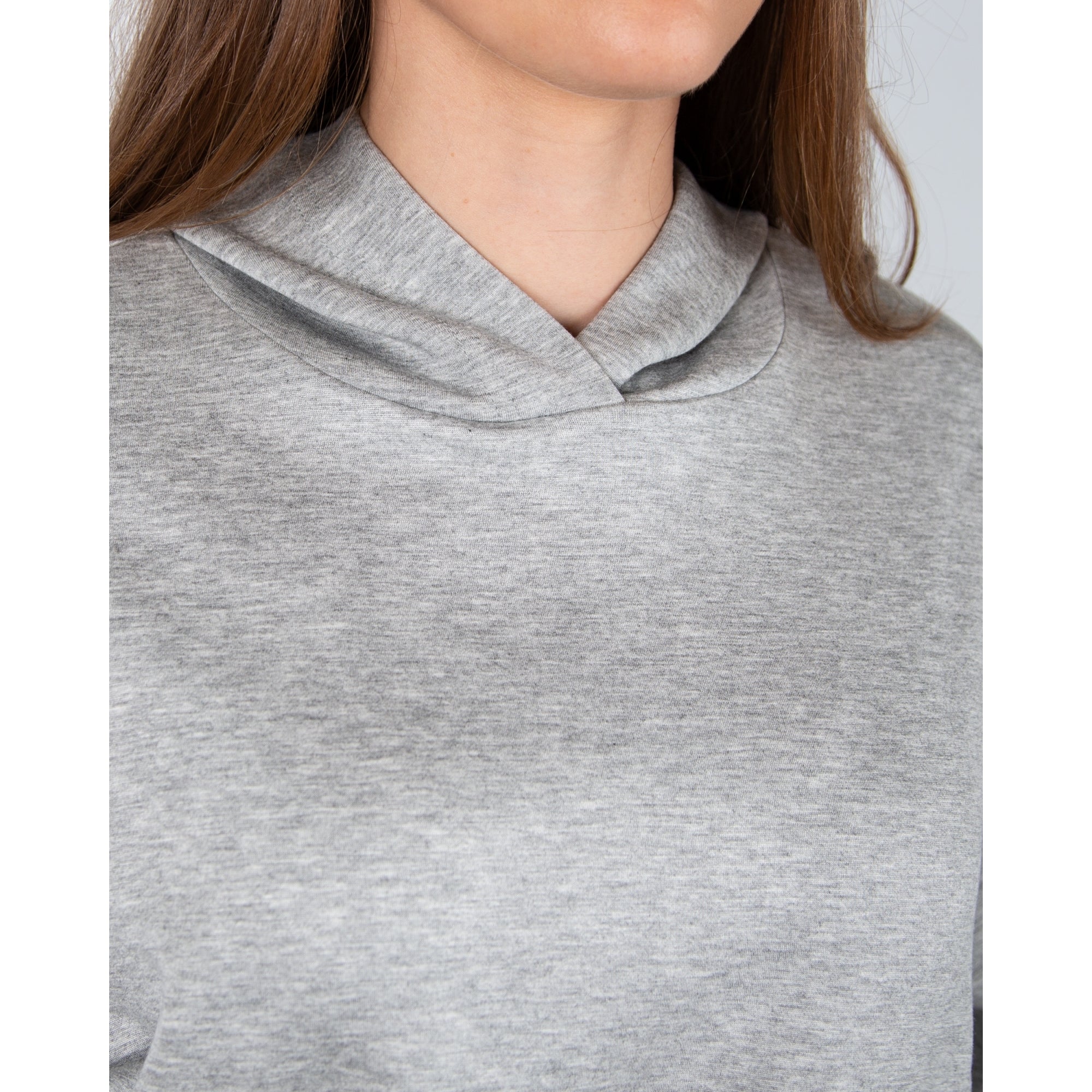 Coster Copenhagen Soft Stretch Hoodie Grey Melange