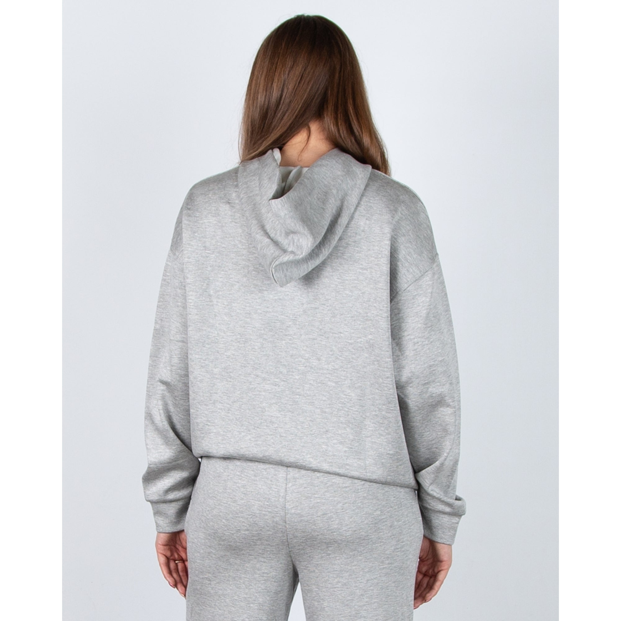 Coster Copenhagen Soft Stretch Hoodie Grey Melange