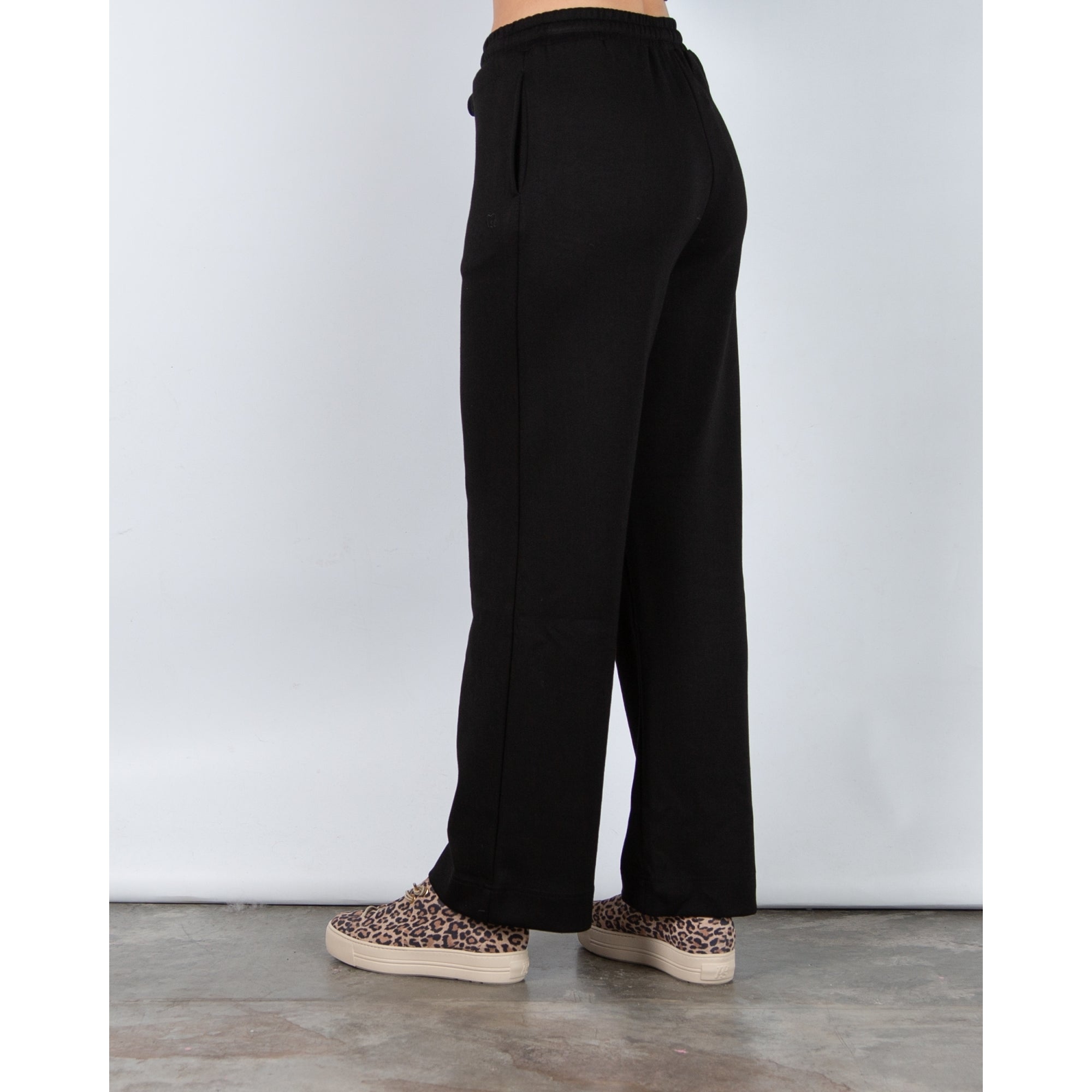 Coster Copenhagen Wide Leg Soft Stretch Joggers Black