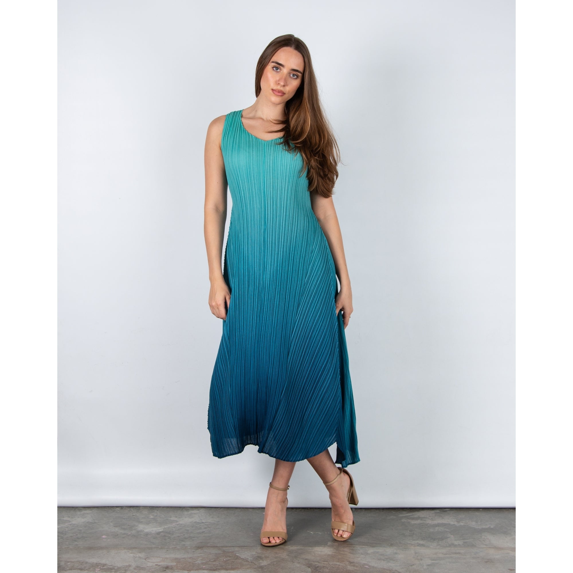 open lace back dress HAVANA DRESS | ALQUEMA | Summer Pleated Dresses For Women