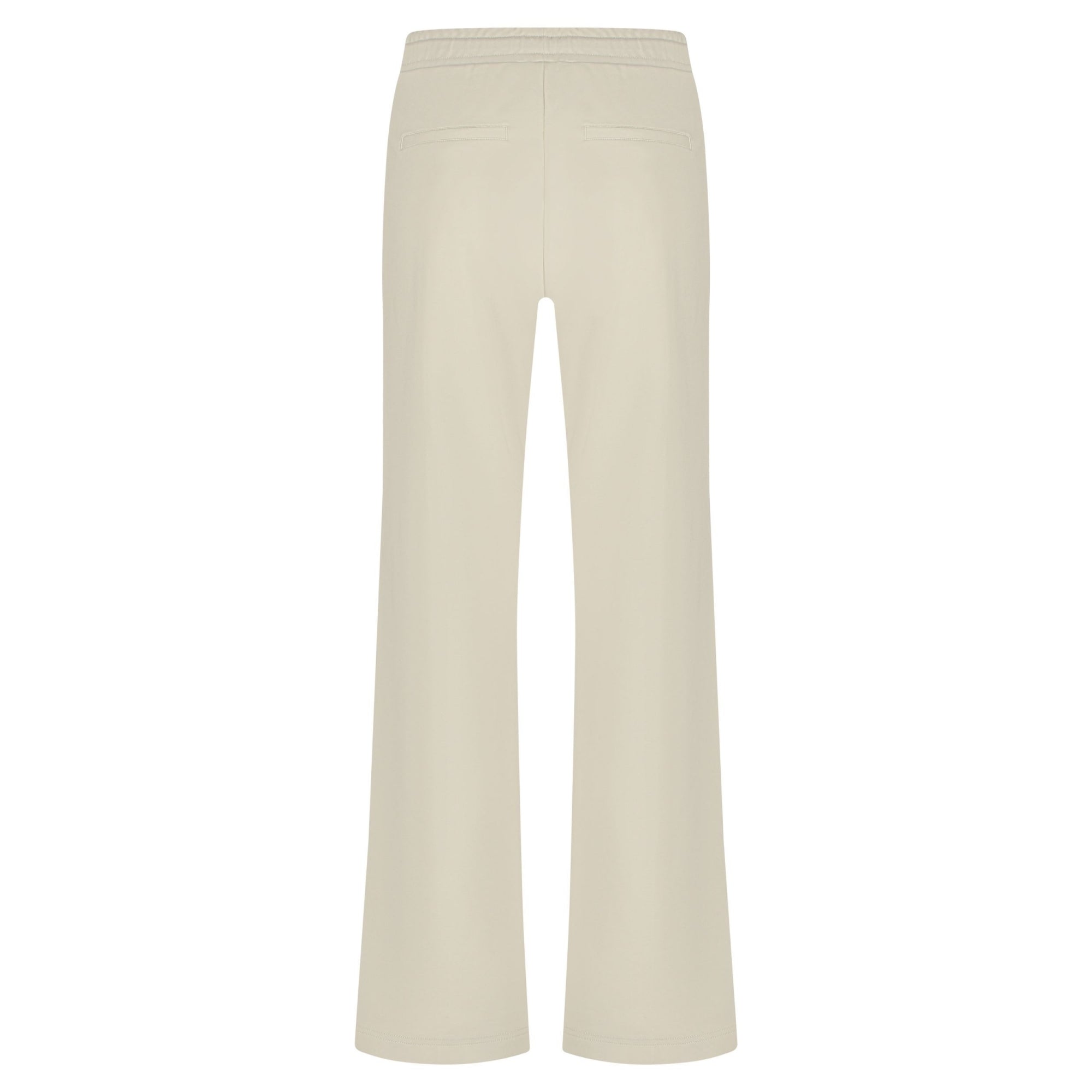 Red Button Colette Wide Leg Pull On Trouser With Side Stripe (Shorter) Beige