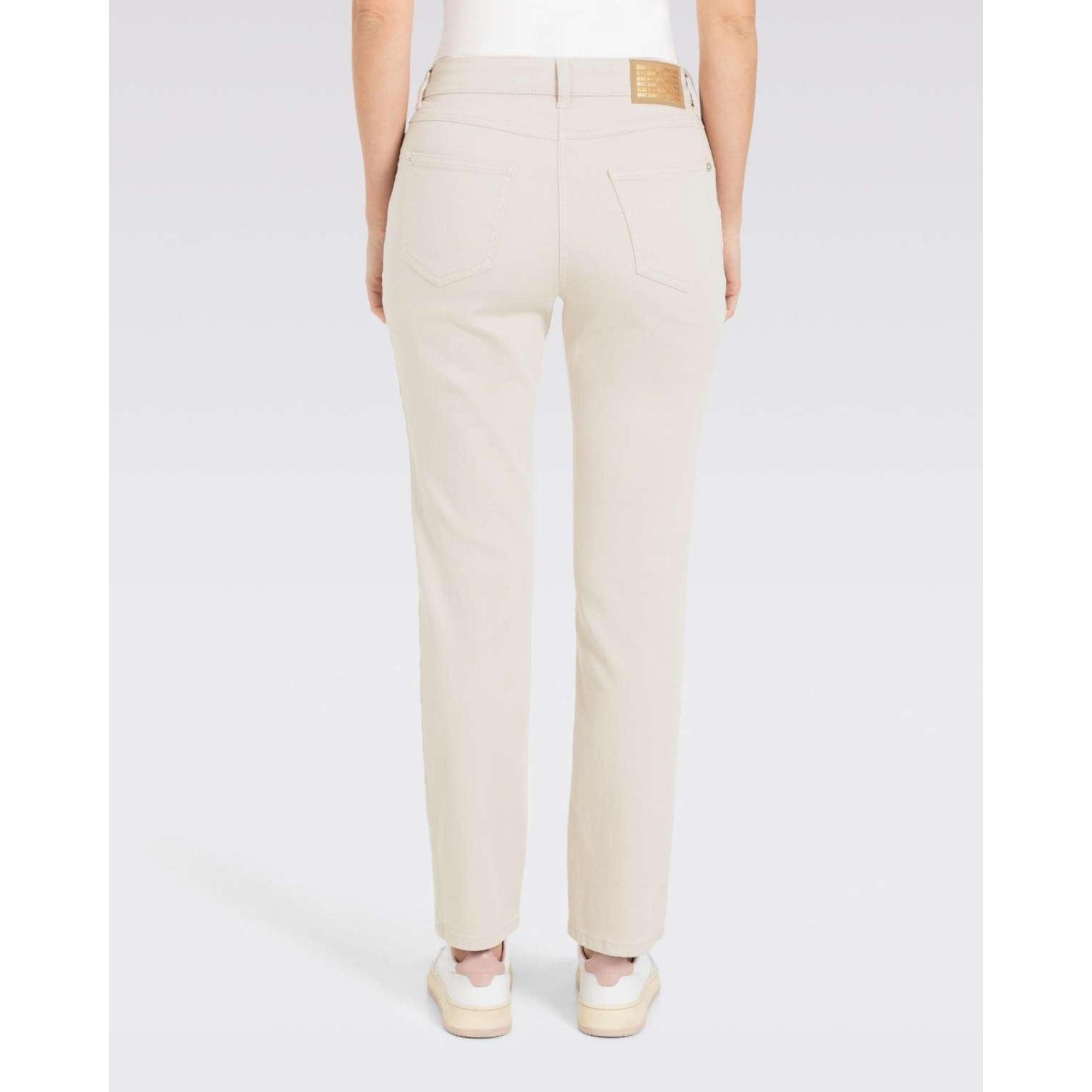 Mac Melanie Feminine Fit Slim Leg Denim Stretch Jean Beige 208r 30L
