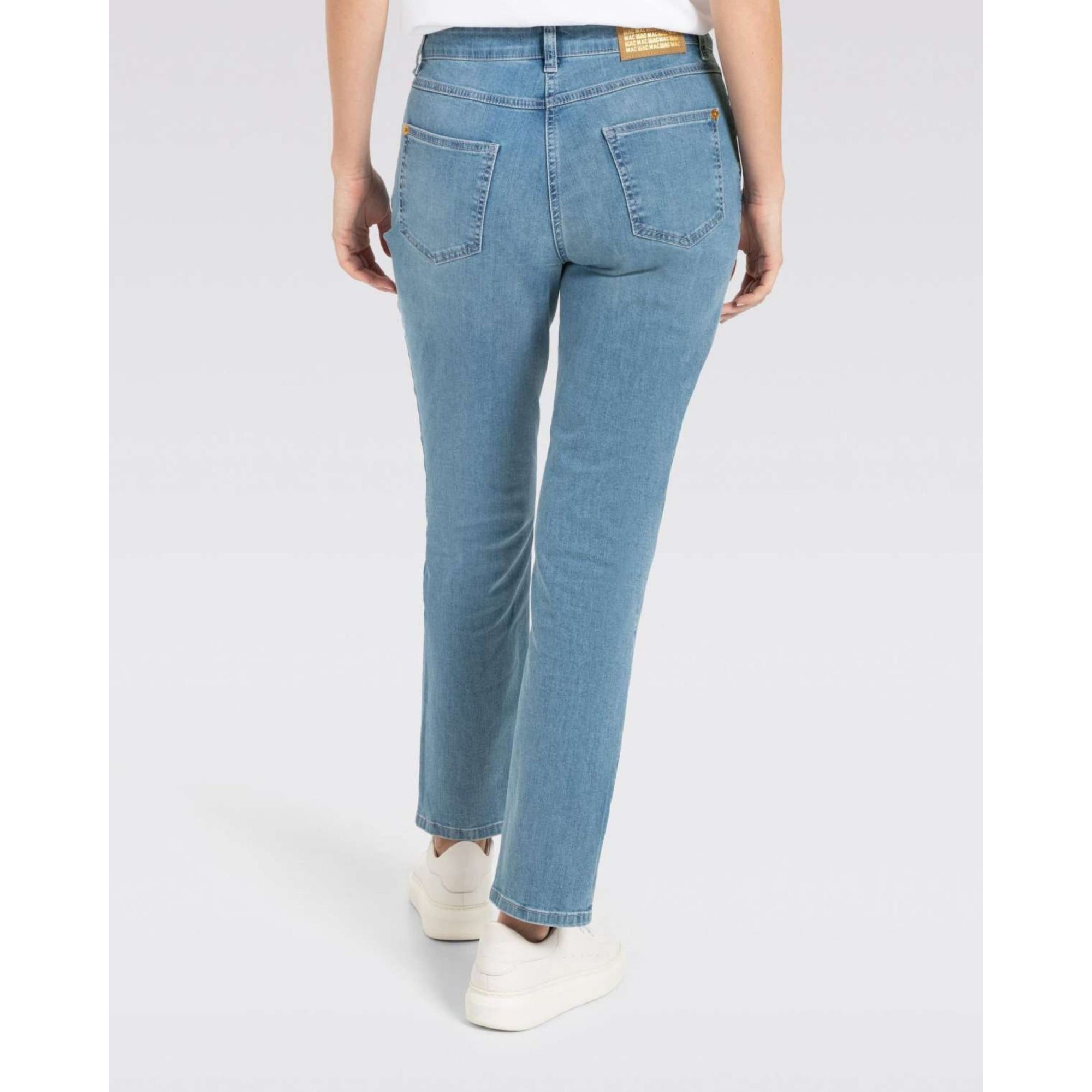 Mac Melanie Feminine Fit Slim Leg Stretch Denim Jean Mid Denim D435 28L