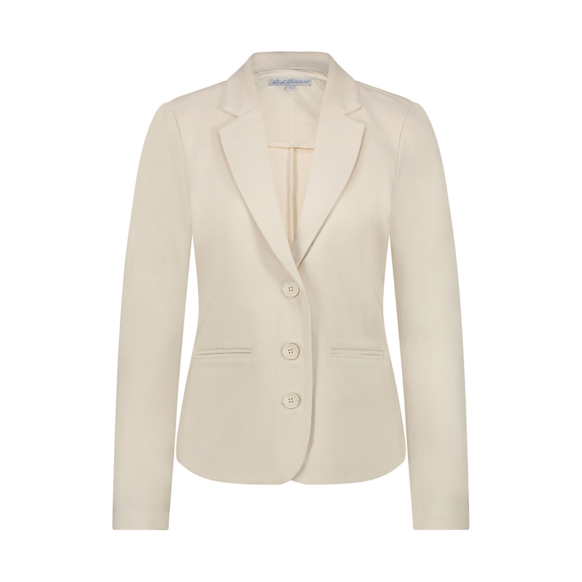 Red Button Babs Stretch Jersey Blazer Beige