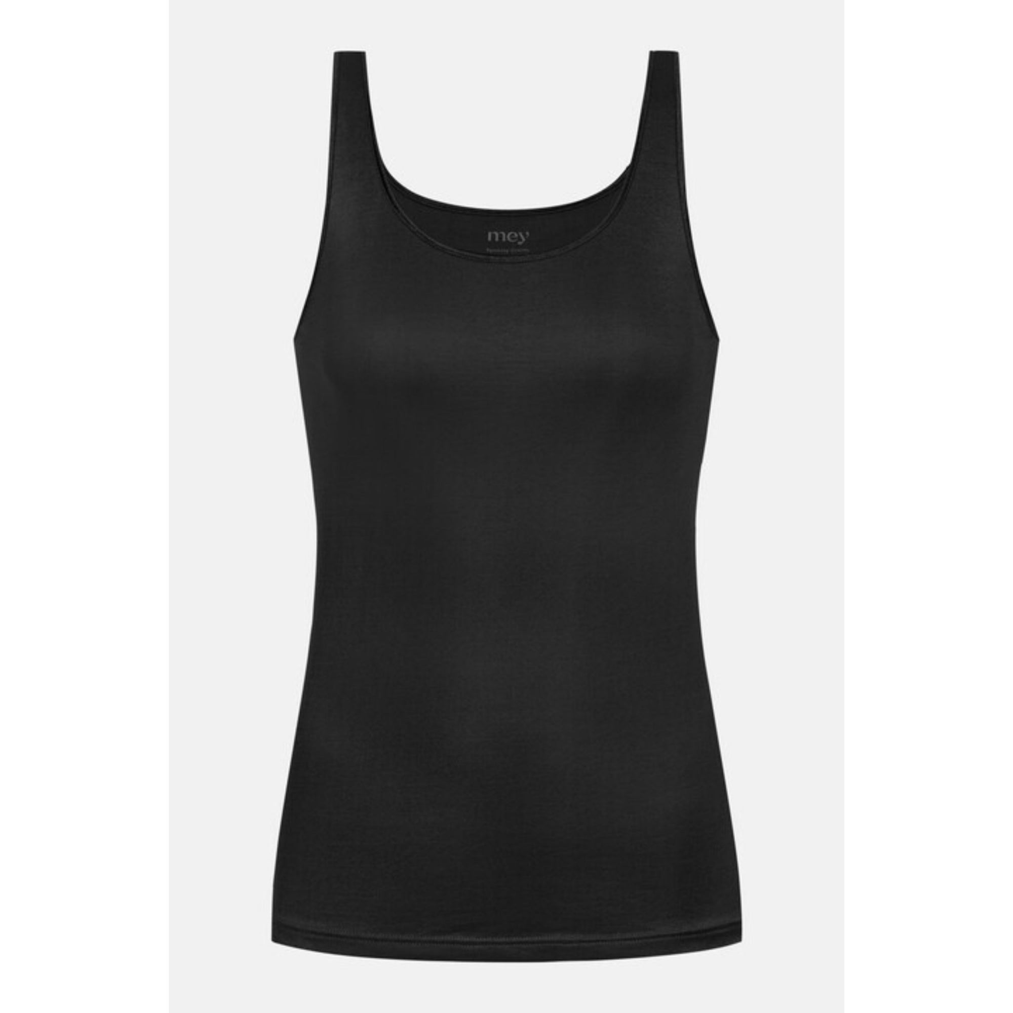 Mey Scoop Neck Stretch Vest Black