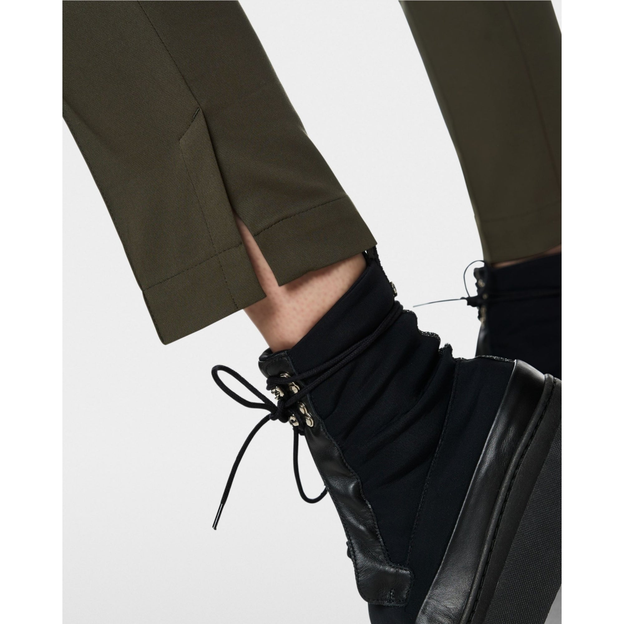 Marc Cain Leo Hike Rethink Together Sydney Narrow Leg Trouser Khaki