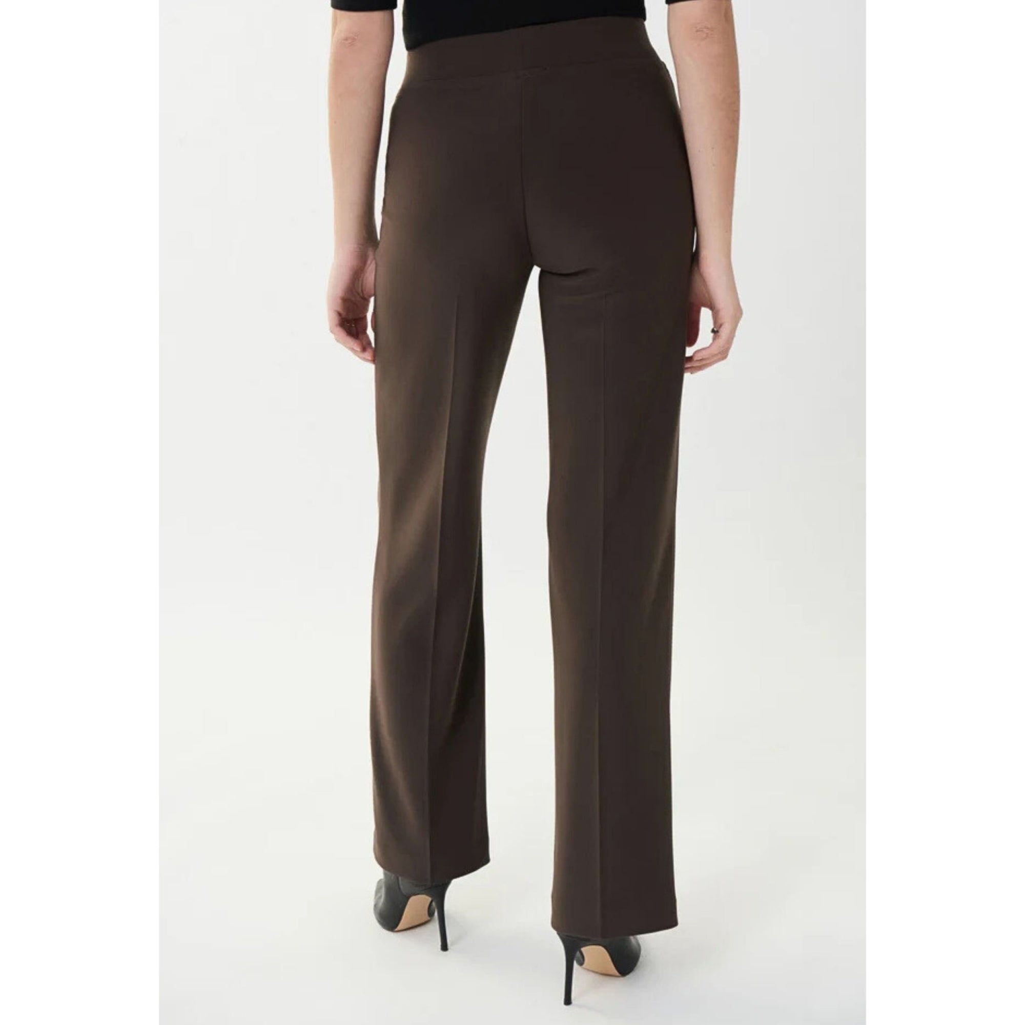 Joseph Ribkoff Wide Leg Stretch Classic Trouser Mocha 3799