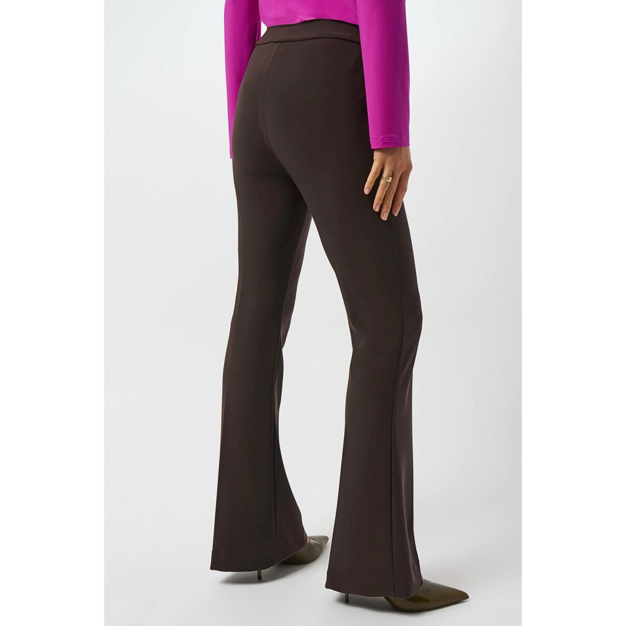 Joseph Ribkoff Pull On Jersey Smart Bootcut Trouser Mocha 3799