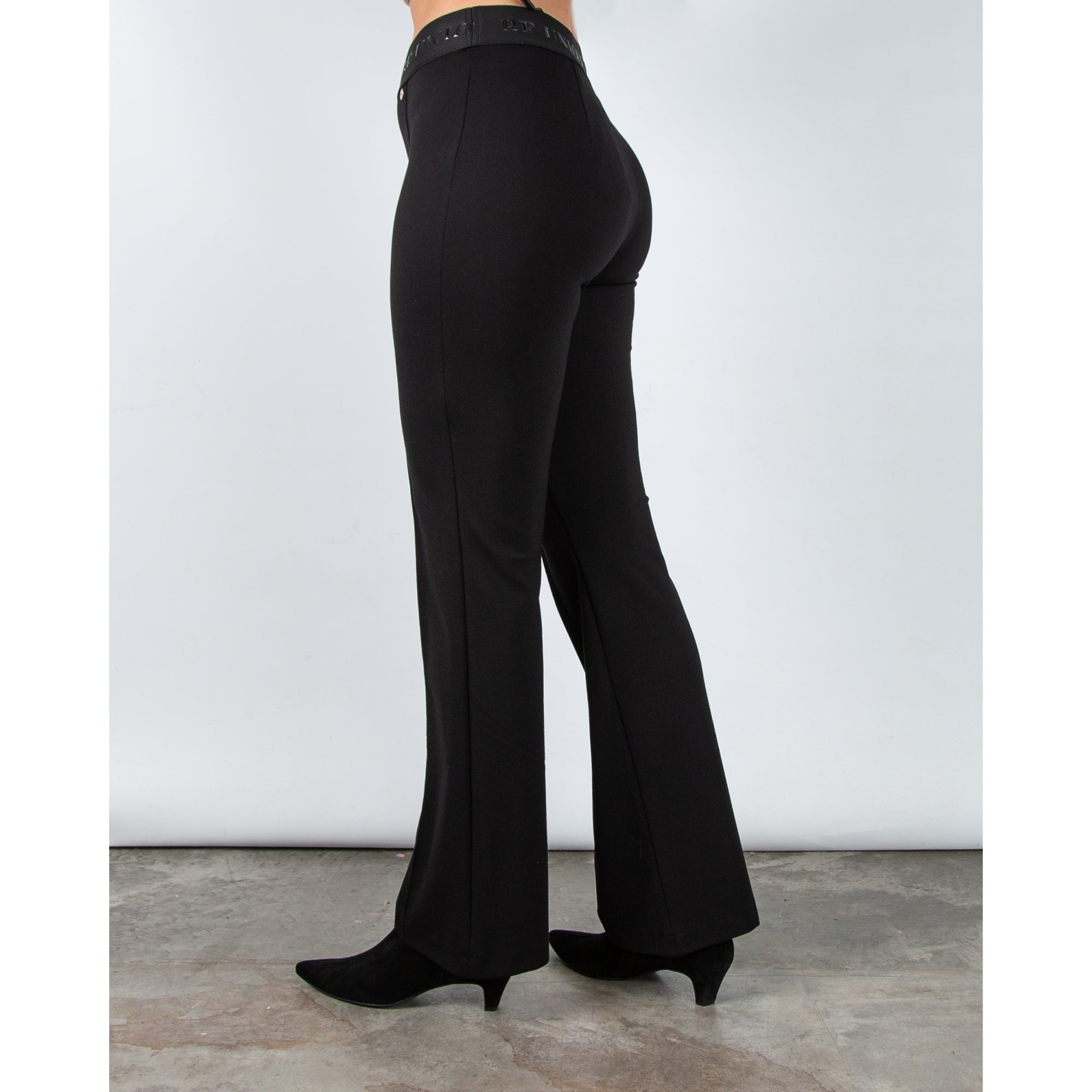 Robell Joella Pull On Smart Bootcut Stretch Trouser Black 90