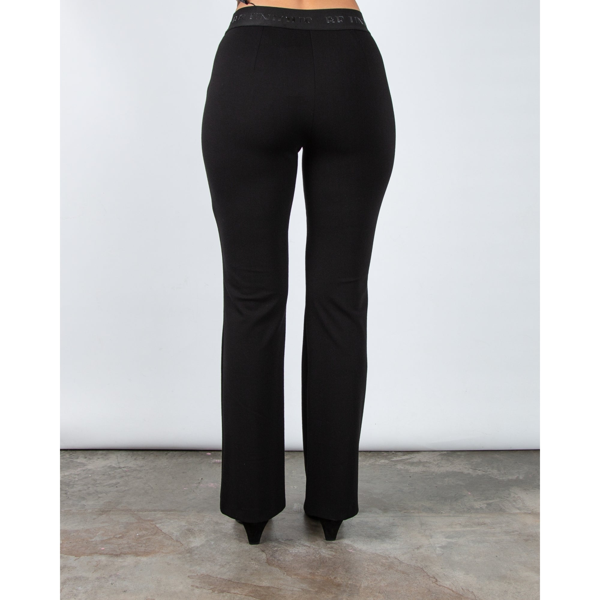 Robell Joella Pull On Smart Bootcut Stretch Trouser Black 90