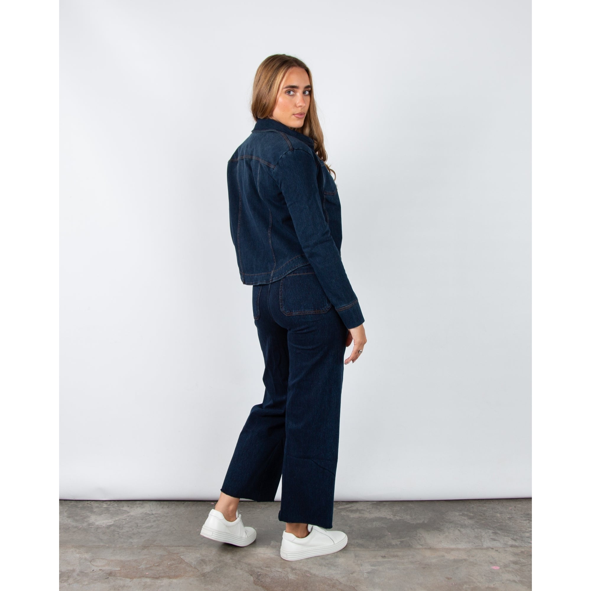 Lysse Stretch Denim Shirt Jacket Indigo 401
