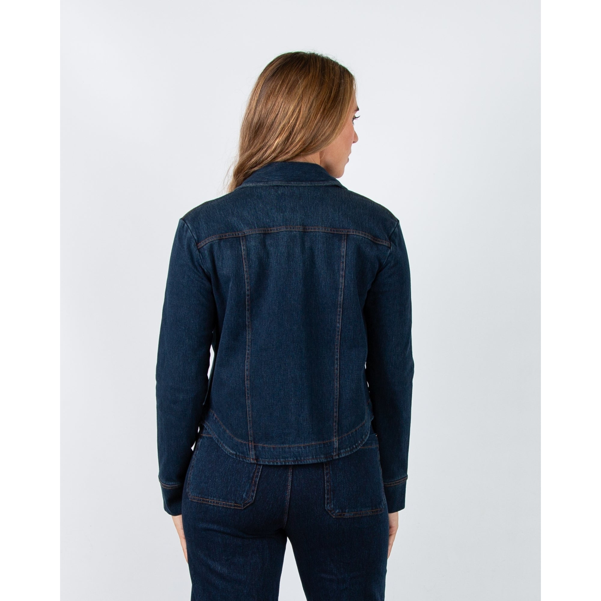 Lysse Stretch Denim Shirt Jacket Indigo 401