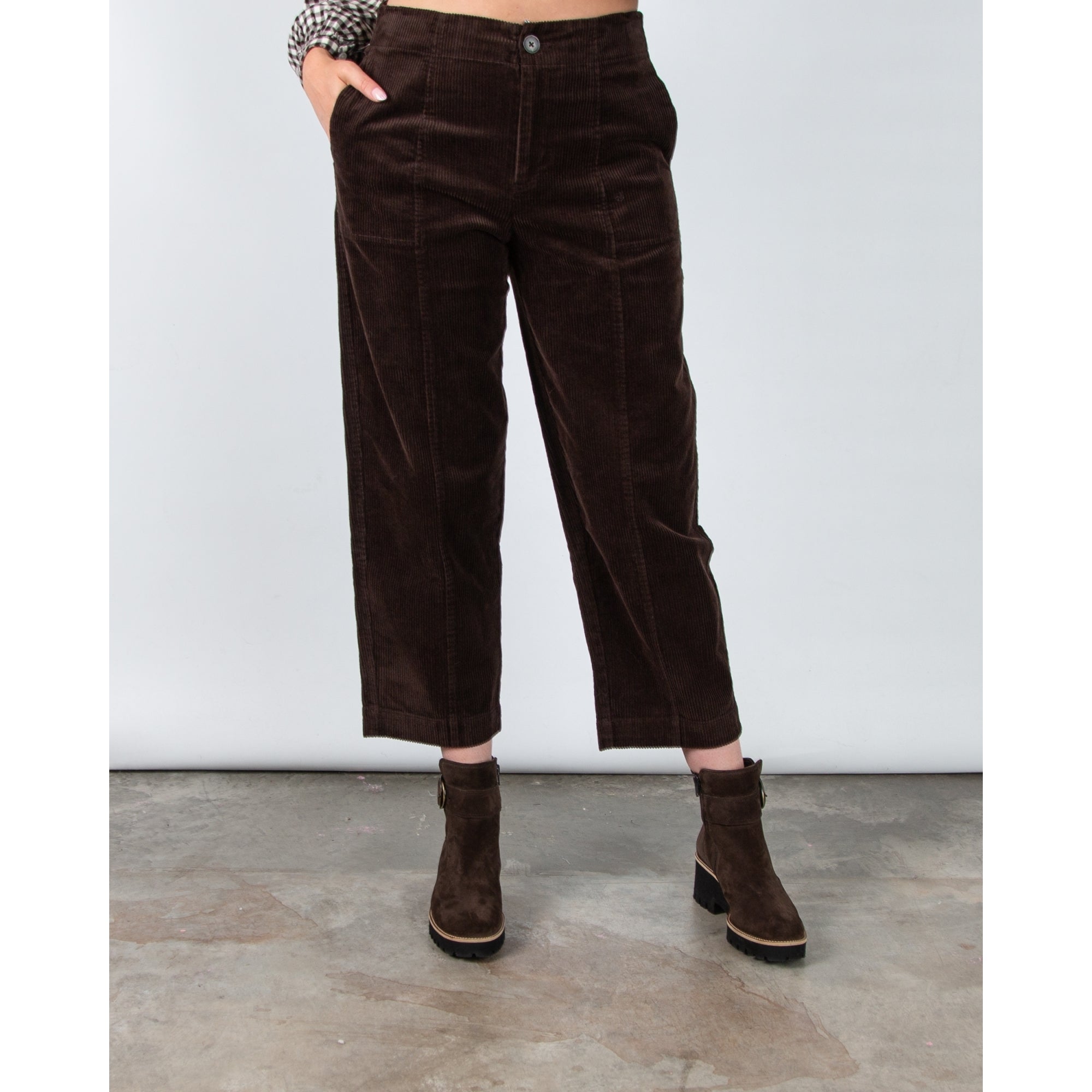 Part Two Netta Corduroy Balloon Trouser Ganache