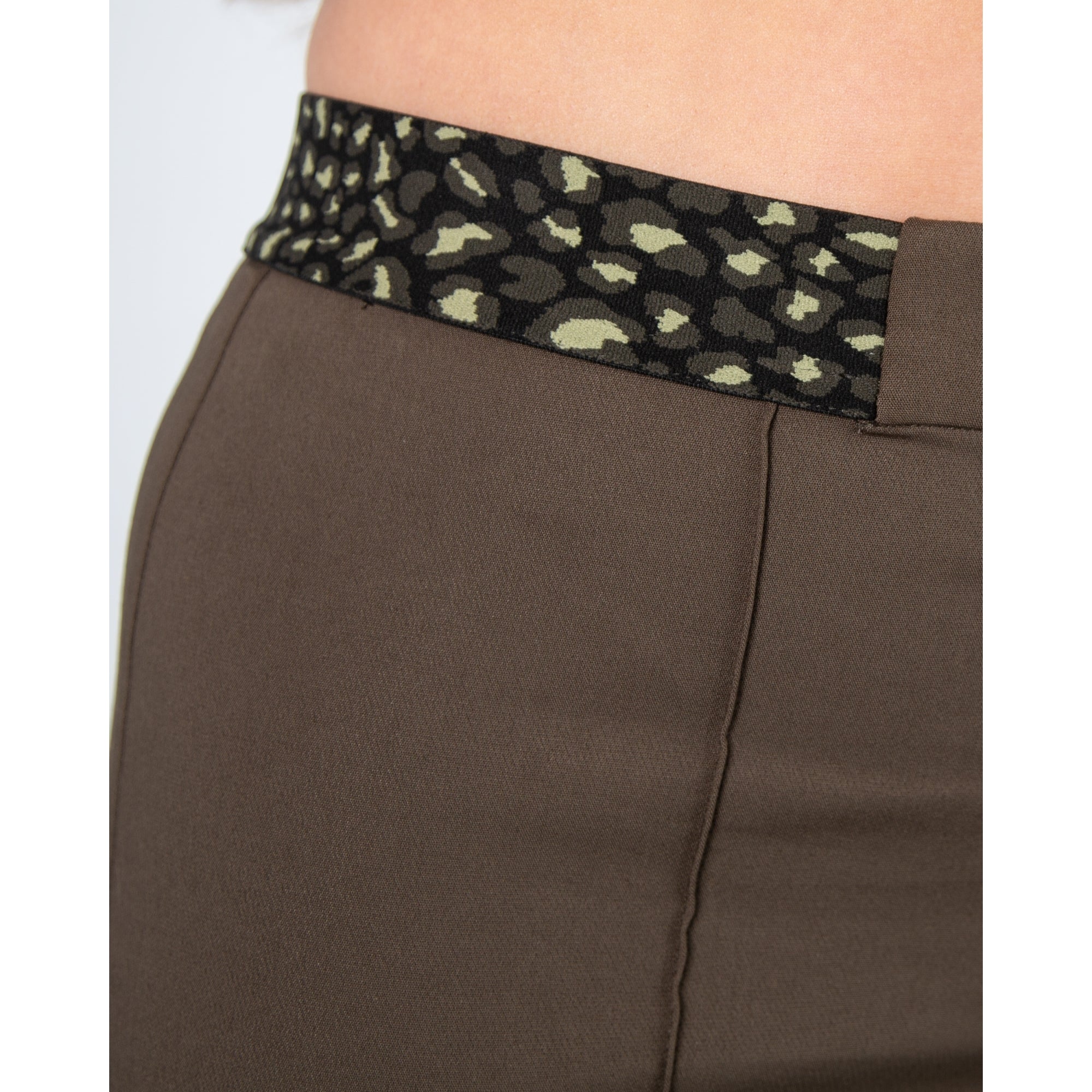 Marc Cain Leo Hike Rethink Together Sydney Narrow Leg Trouser Khaki