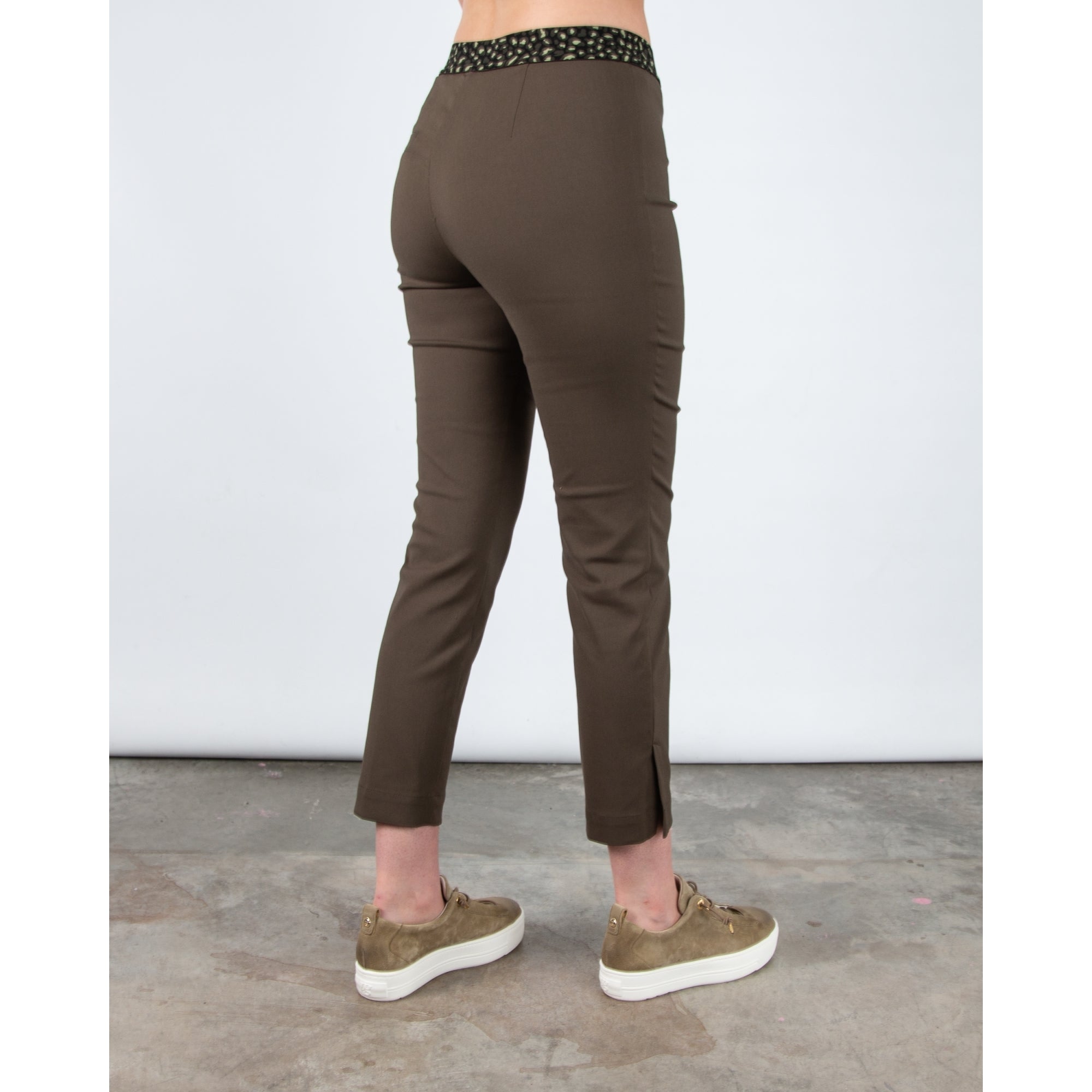 Marc Cain Leo Hike Rethink Together Sydney Narrow Leg Trouser Khaki