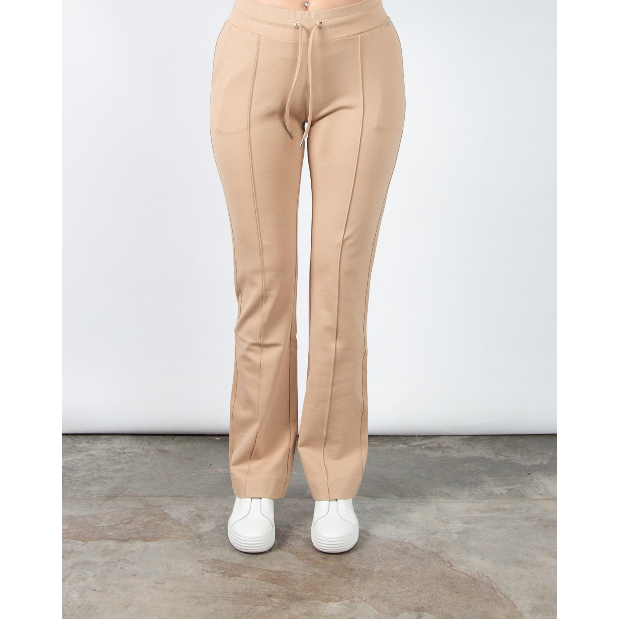 Hv Society Ellis Bootcut Pull On Jogger With Centre Seam Camel