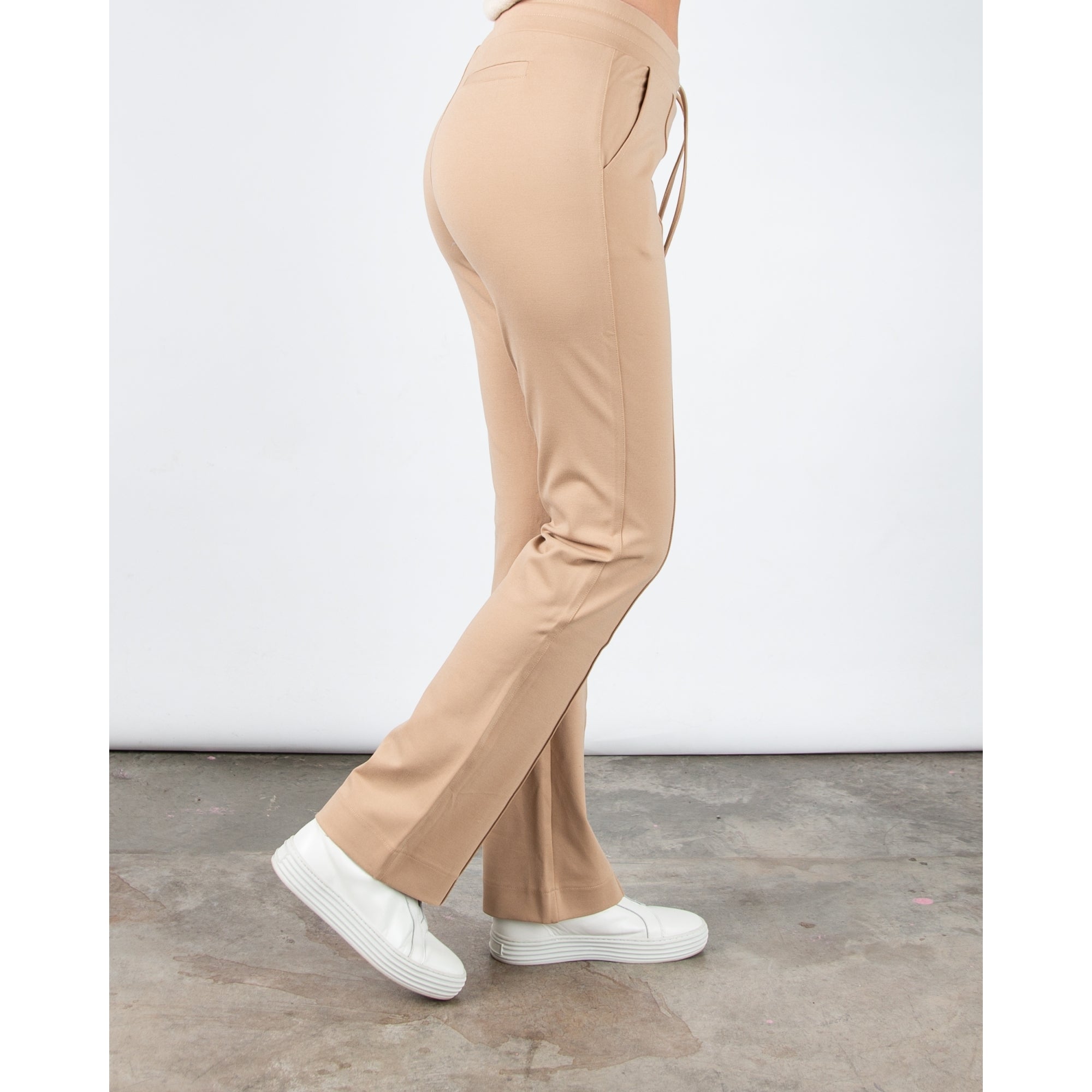 Hv Society Ellis Bootcut Pull On Jogger With Centre Seam Camel