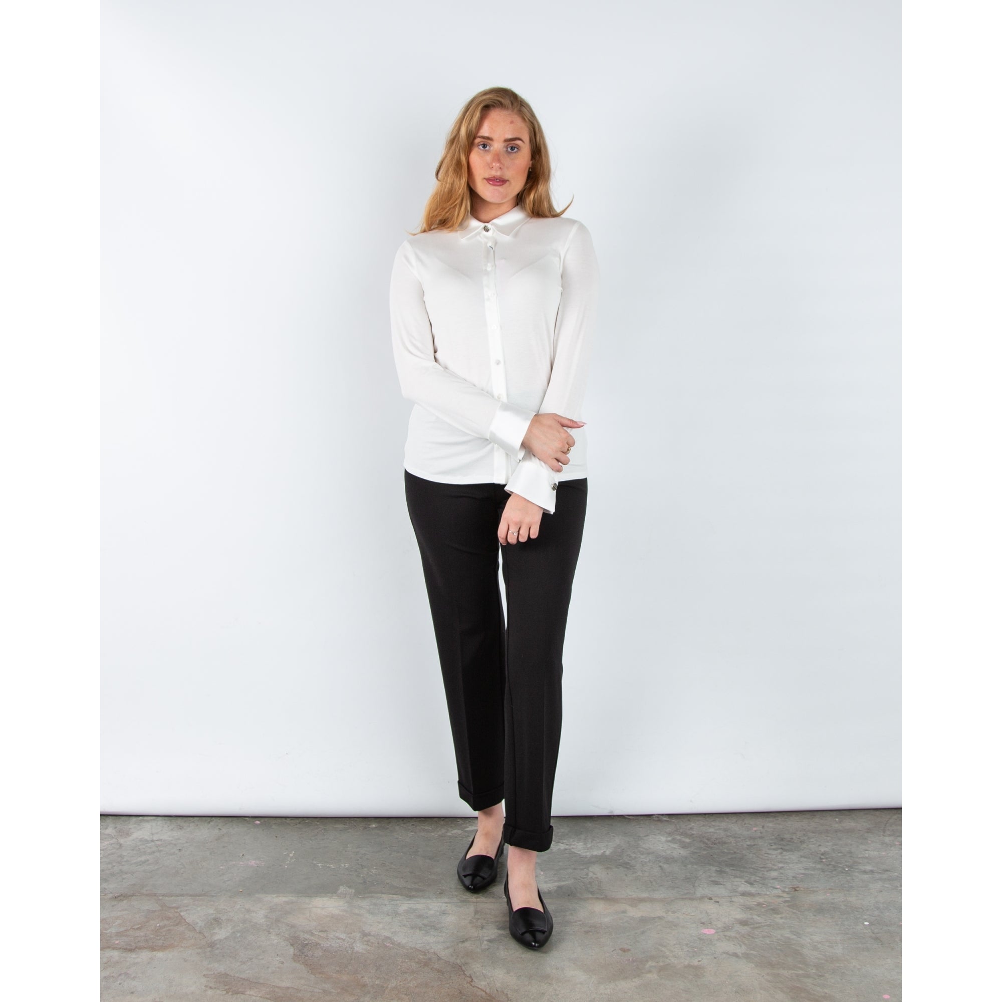 Tinta Style Venus Pull On Jersey Cigarette Trouser Black