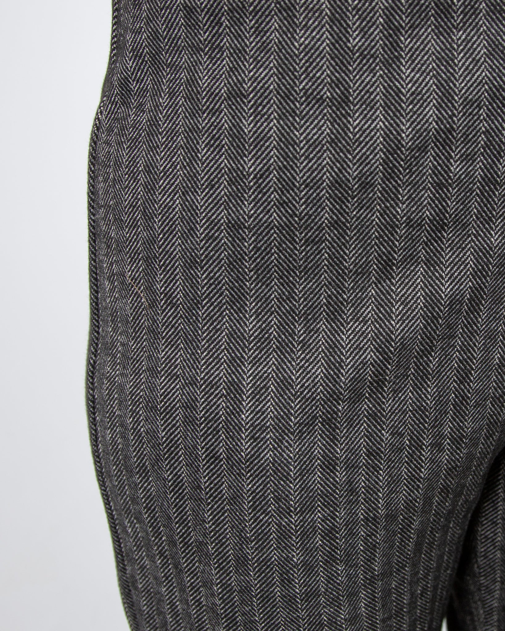 Bariloche Ilerda Pull On Herringbone Trouser Dark Grey
