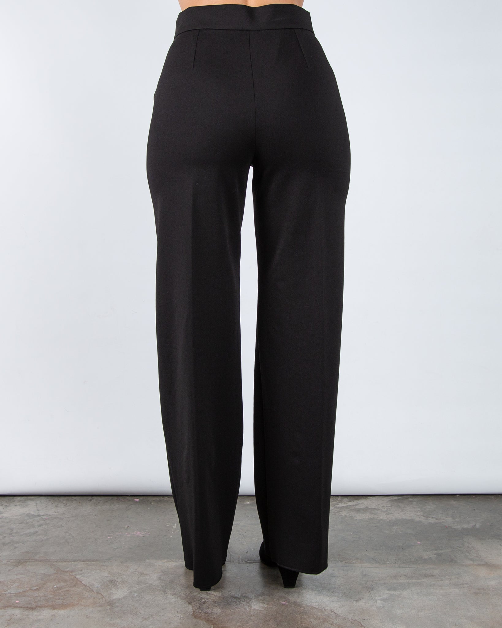 Marella Emme Editore Wide Leg Smart Trouser Black