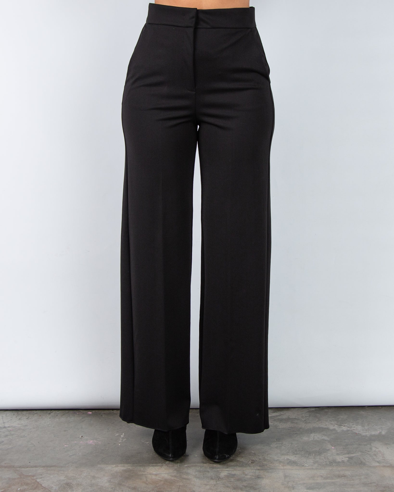 Marella Emme Editore Wide Leg Smart Trouser Black
