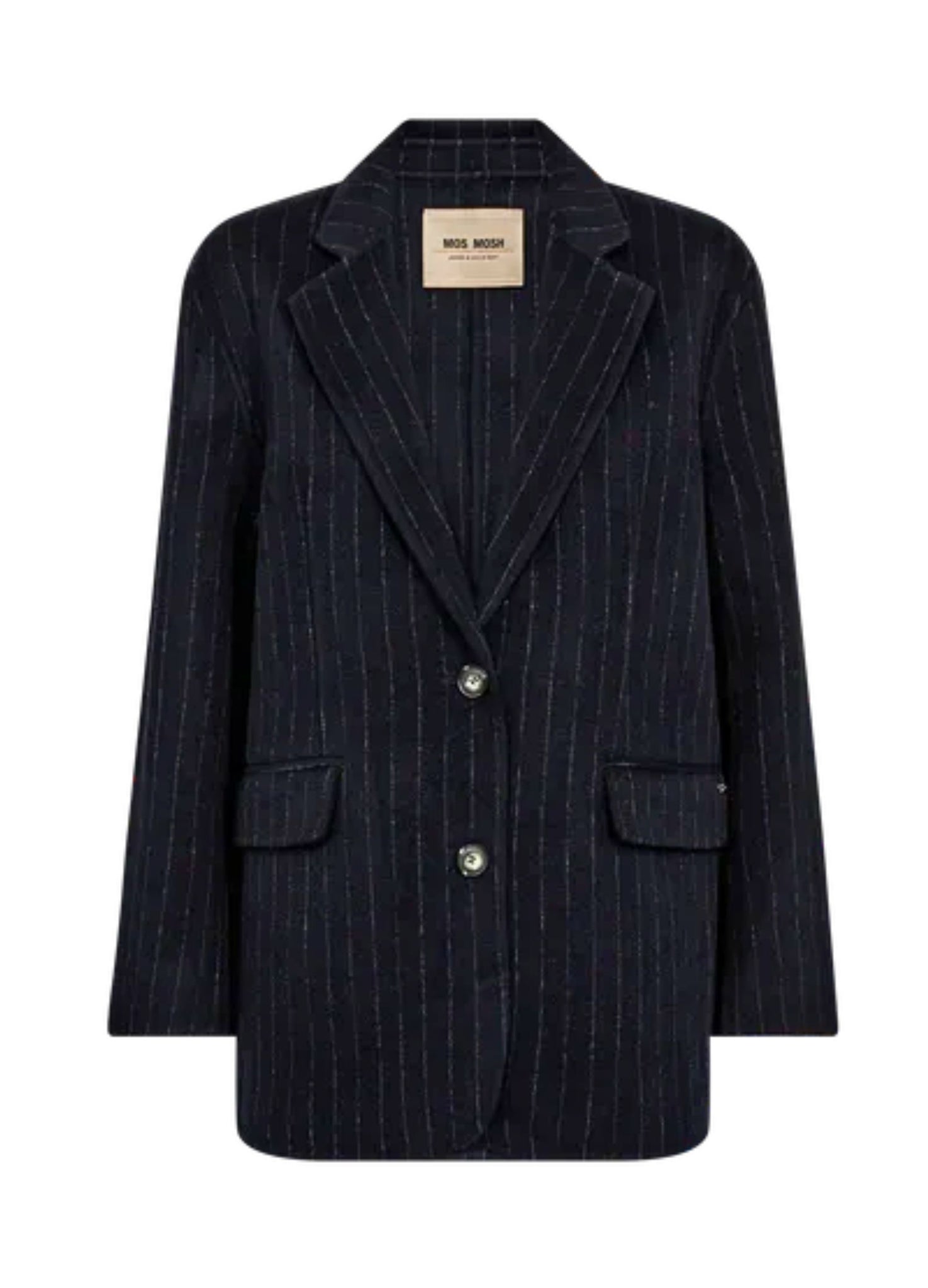 Mos Mosh Karita Oversized Wool Blazer Navy